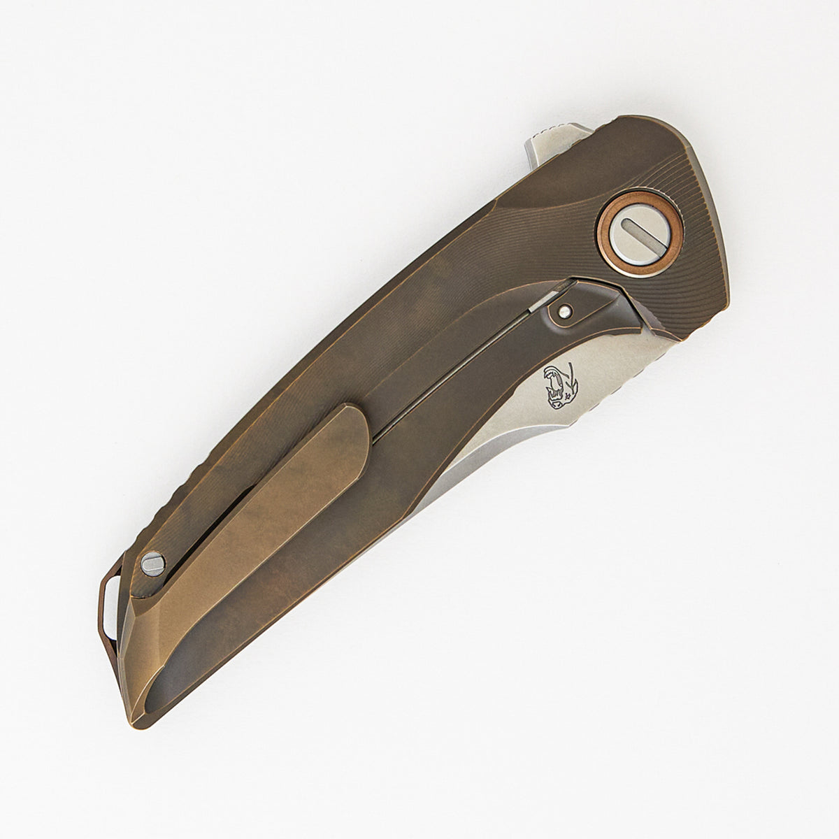 Russian Hokkaido - Bronze Titanium Handle - Vanax 37 Blade - RBS