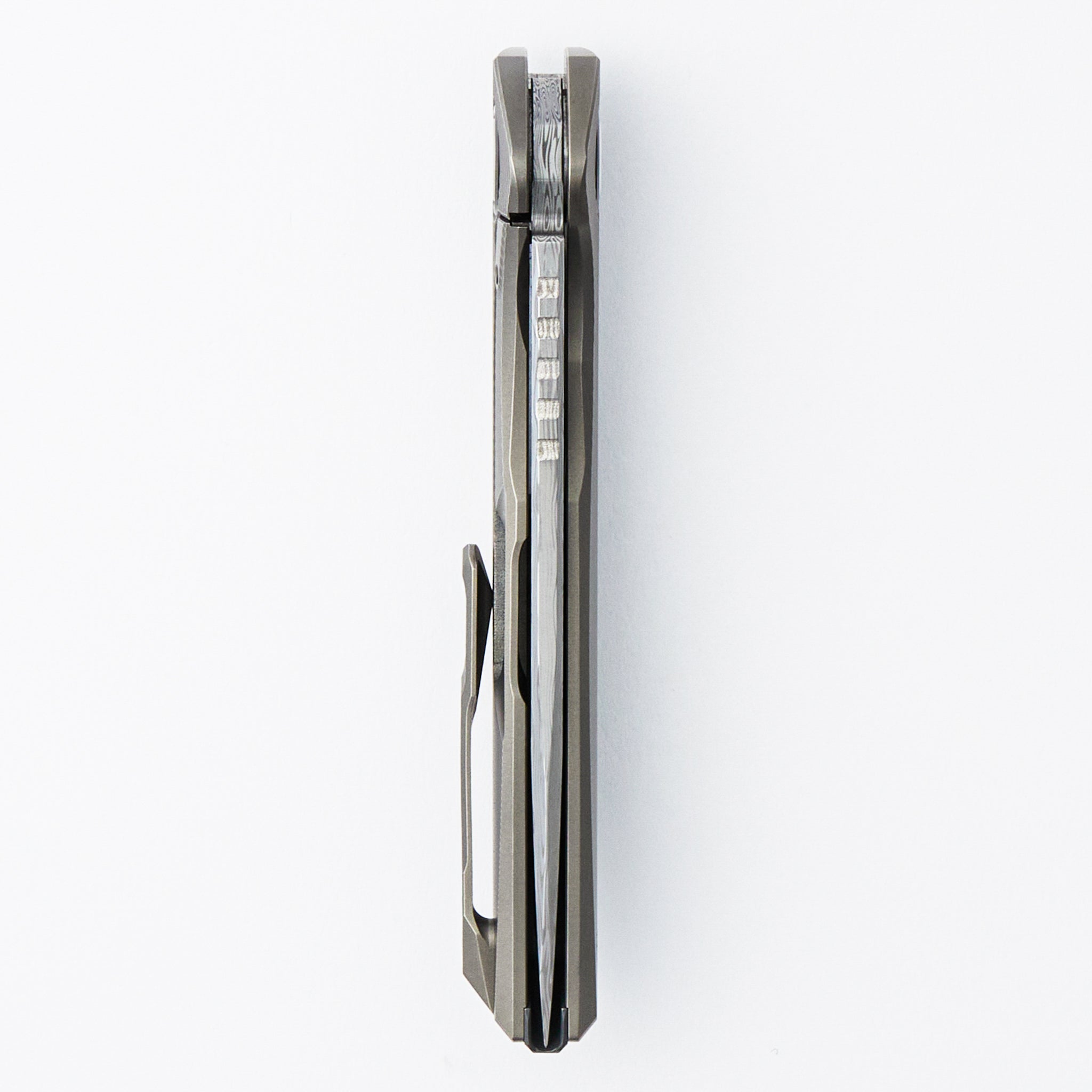 NeOn Custom Division - Titanium Handle - Damasteel Blade - SRBS