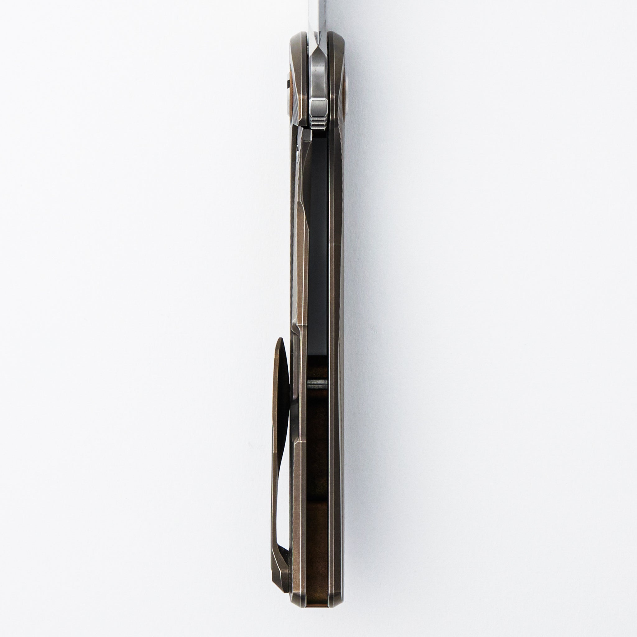 F95 Antique Custom Division - Titanium Handle - S90V Blade - RBS