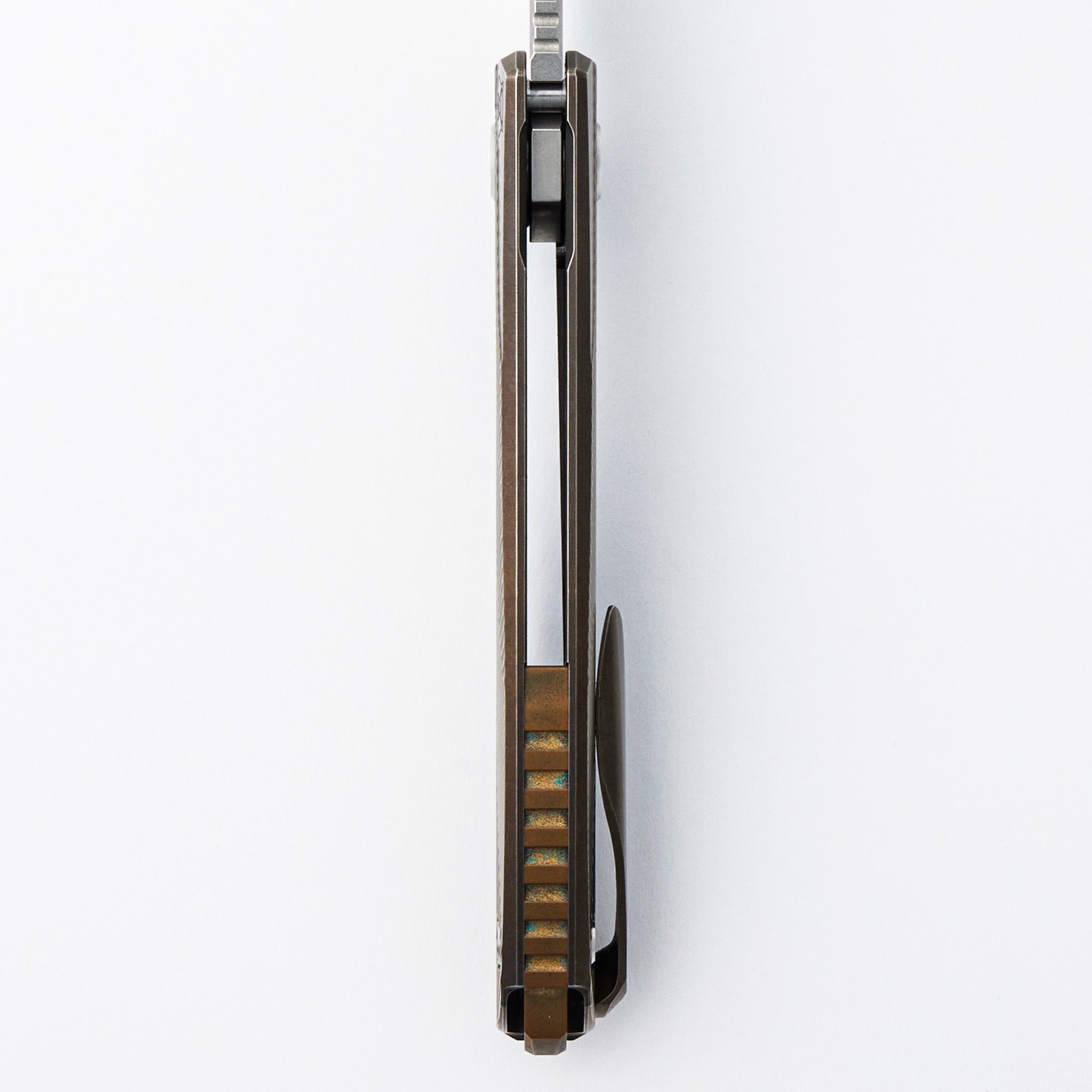 F95 Antique Custom Division - Titanium Handle - S90V Blade - RBS
