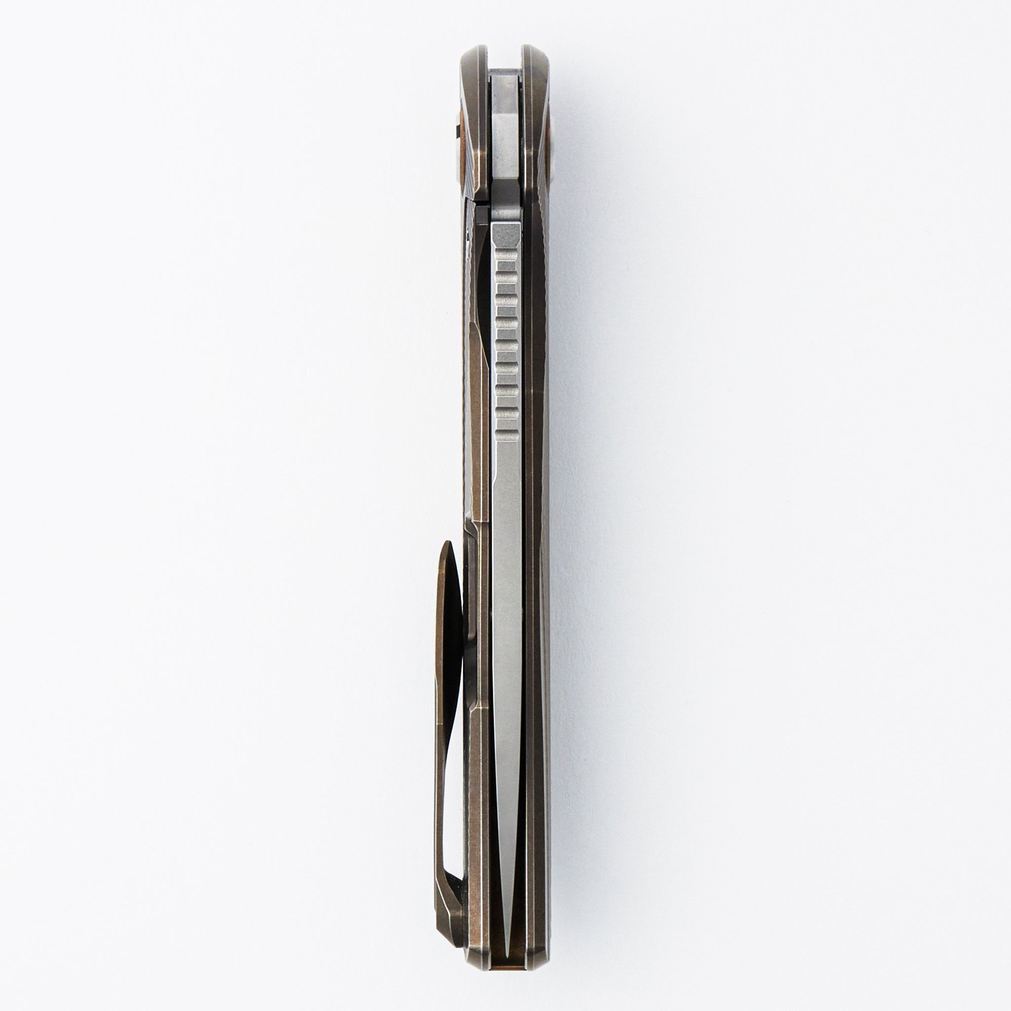 F95 Antique Custom Division - Titanium Handle - S90V Blade - RBS