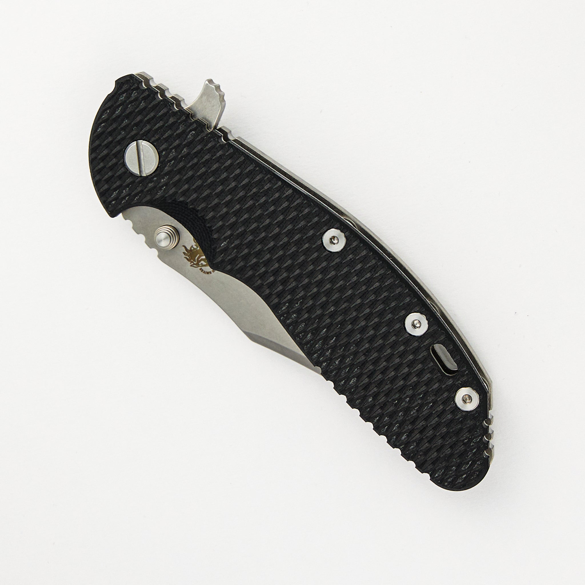 XM-24 4.0″ – Bowie CPM 20CV Blade – Tri-Way – Stonewash – Black G10