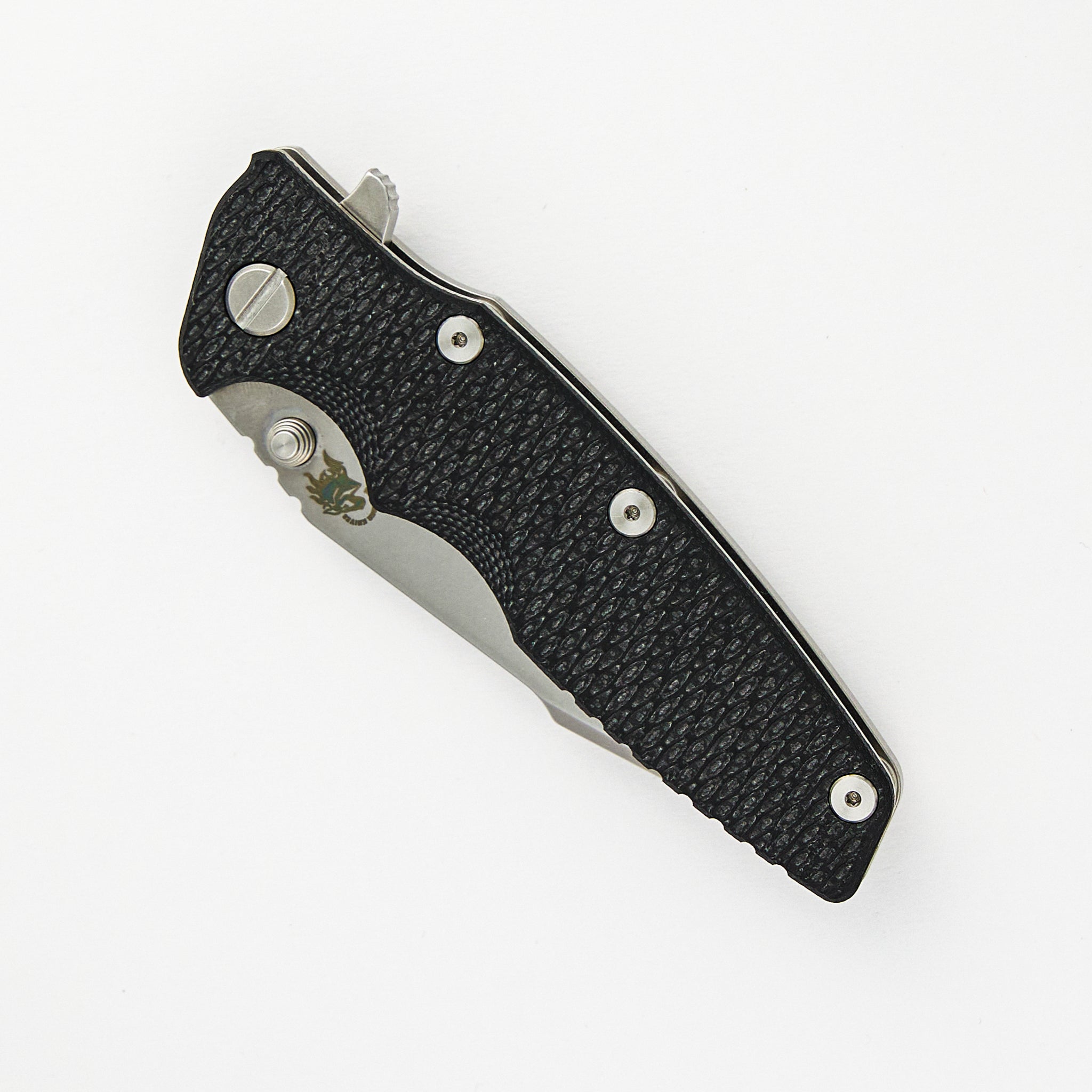 Hinderer Knives Eklipse 3.5" CPM 20CV Harpoon Spanto Tri-Way Stonewash Black G10