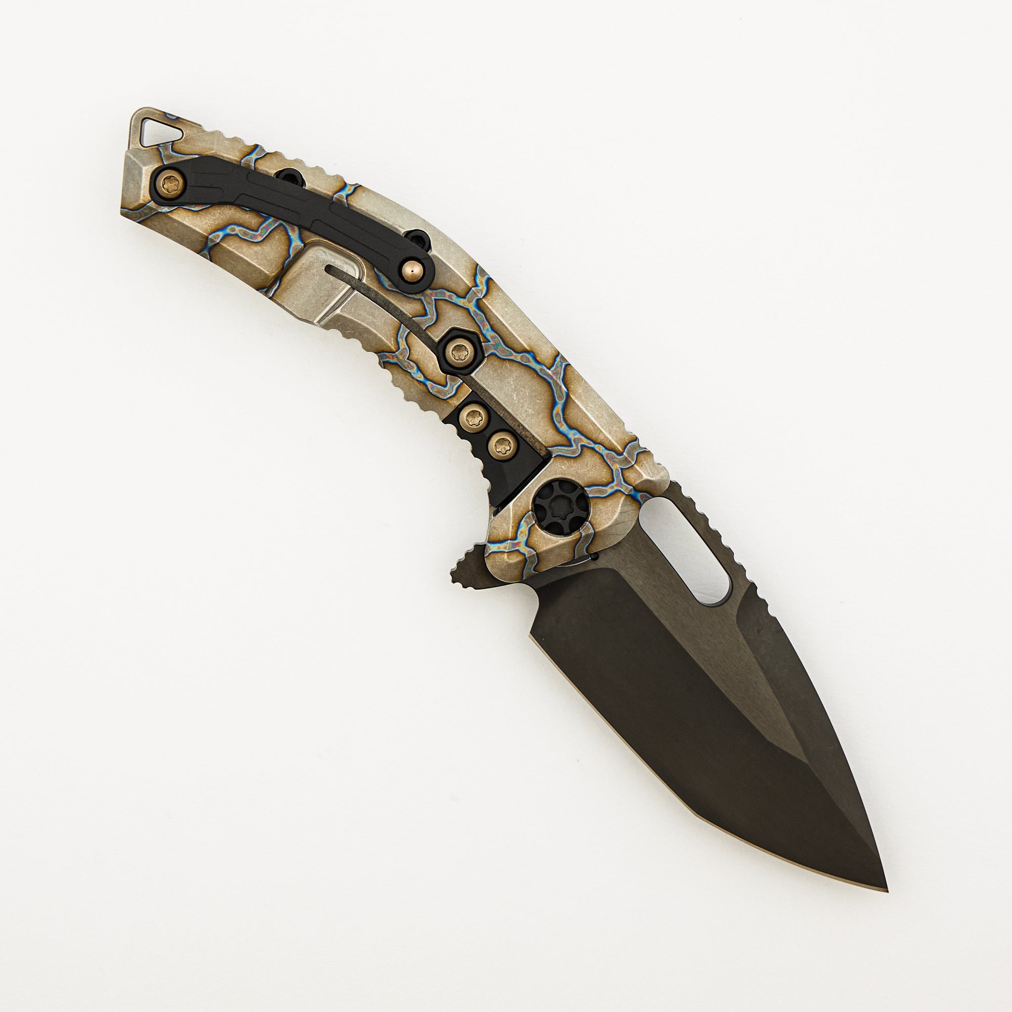 Medusa Manual - Tanto DLC Flamed Titanium Handle