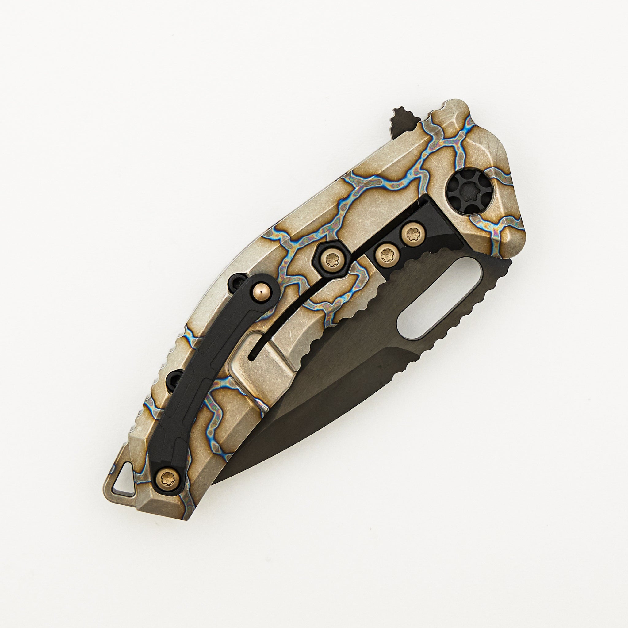 Medusa Manual - Tanto DLC Flamed Titanium Handle