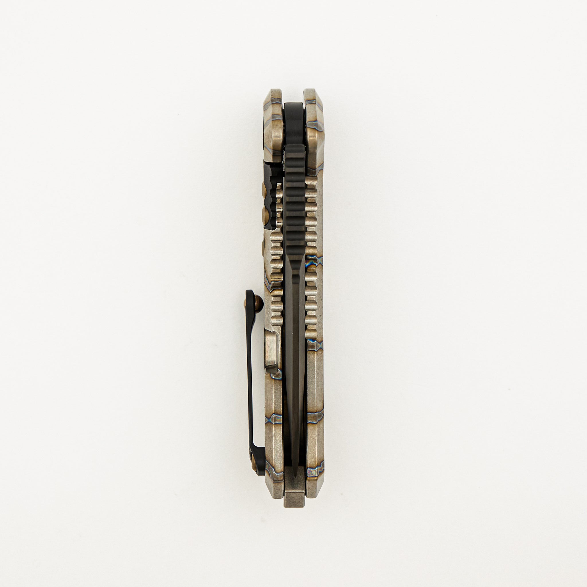 Medusa Manual - Tanto DLC Flamed Titanium Handle