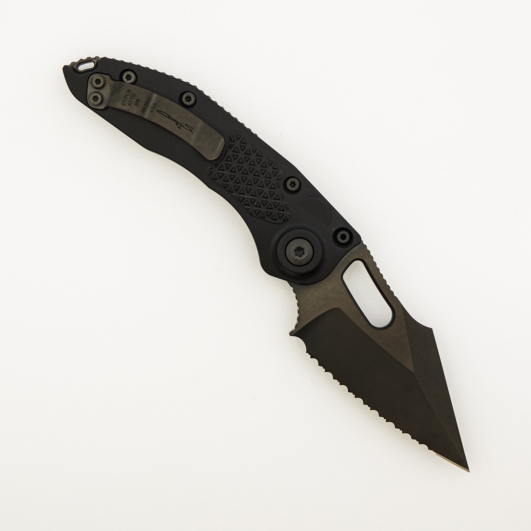 Stitch – A S/E Shadow DLC Full Serrated DLC Hardware 169-3 DLCTSH (Borka Blades Design)