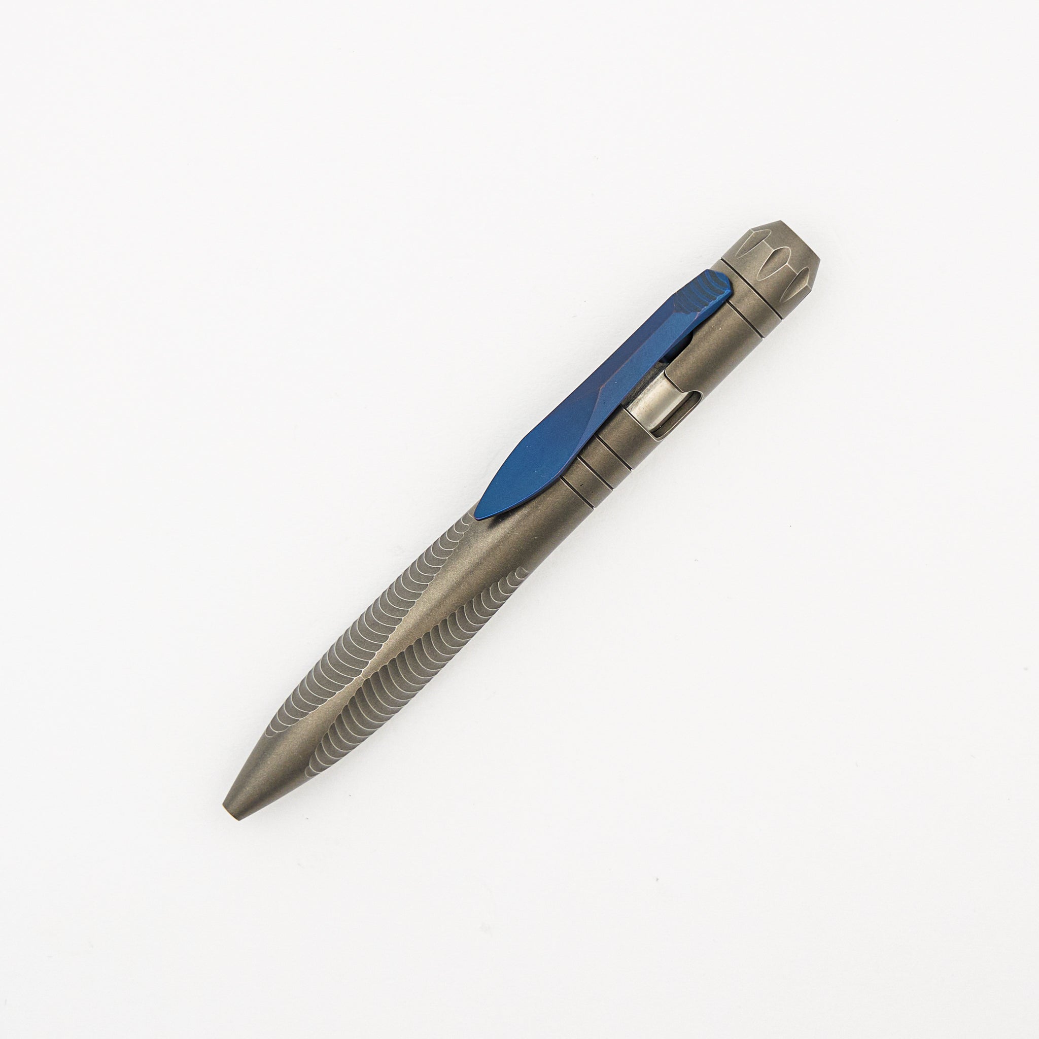 Titanium Clip-Action Tool Pen – Stonewashed (Sinkevich Design)