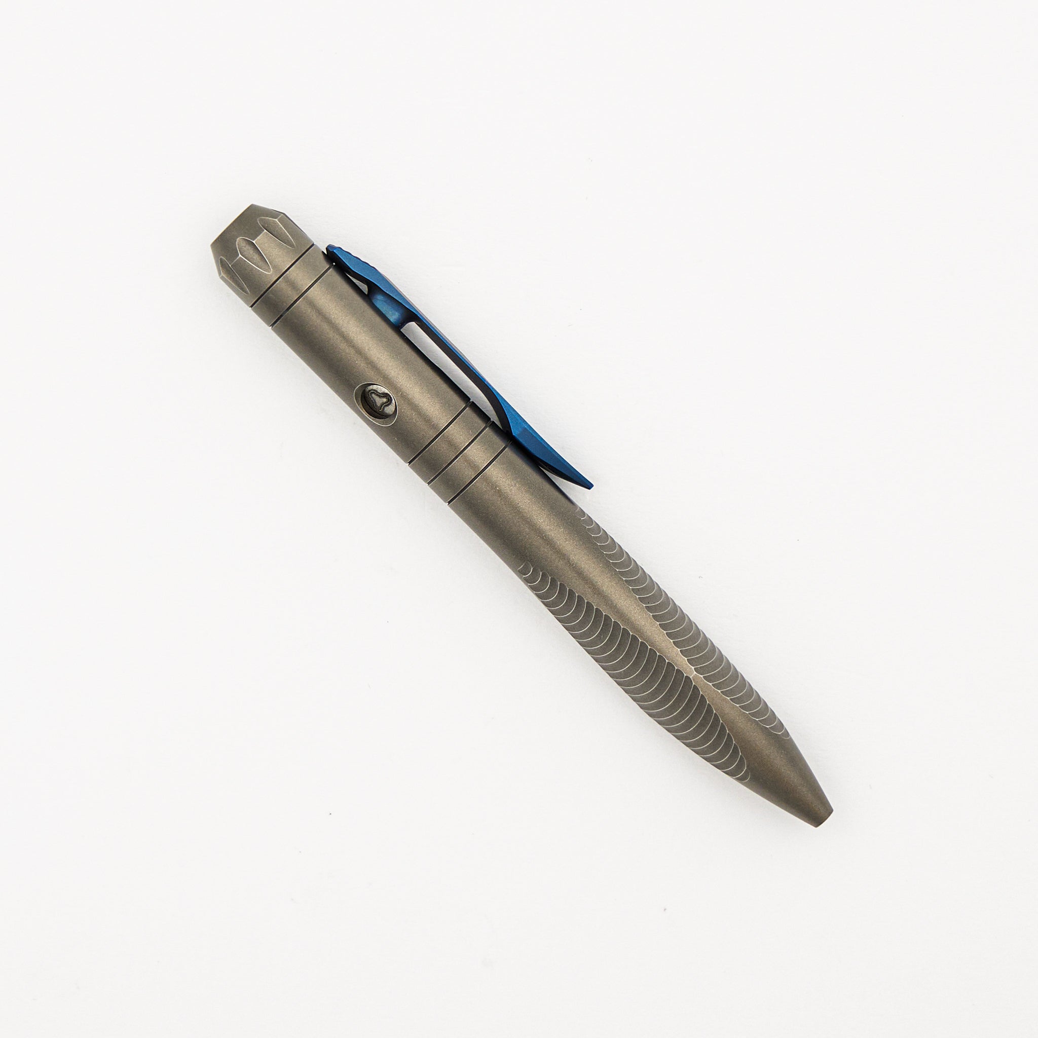 Titanium Clip-Action Tool Pen – Stonewashed (Sinkevich Design)