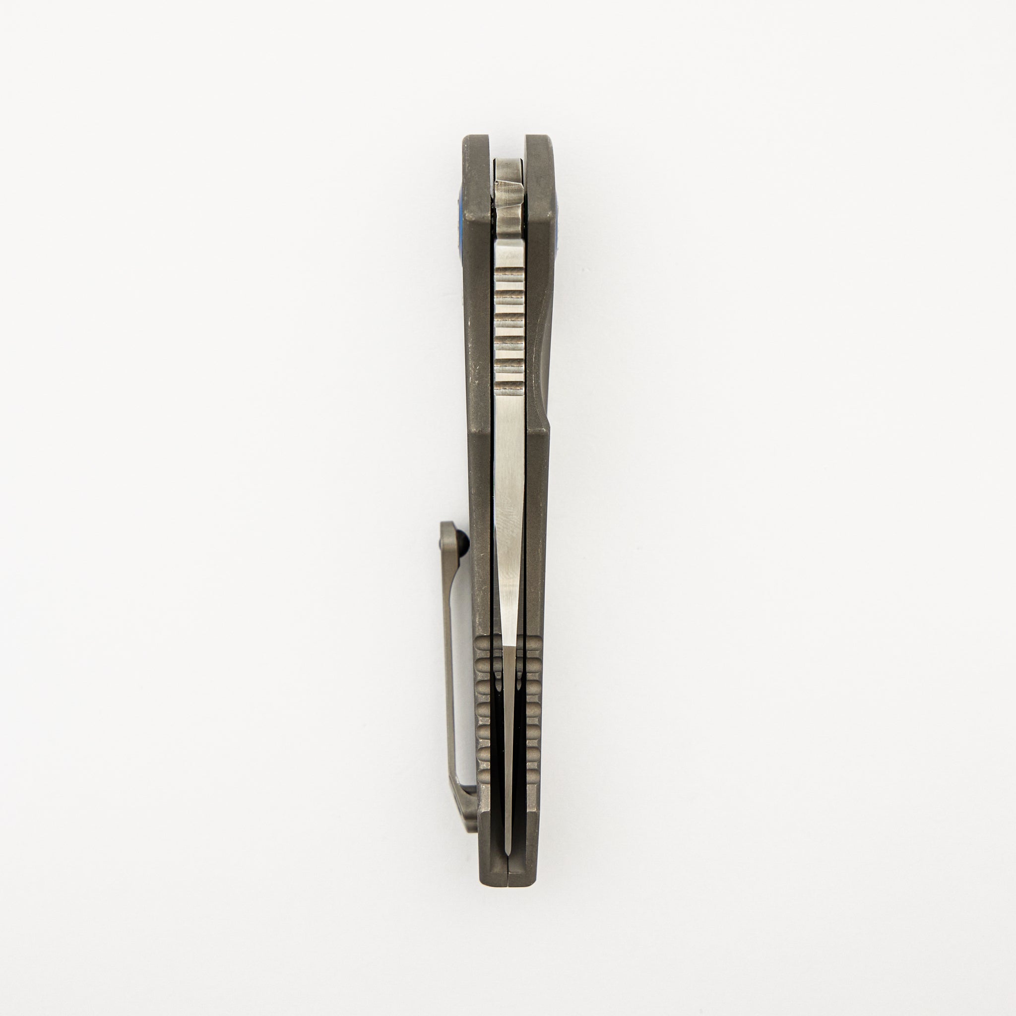 Pariah Manual - S/E Mirror Polish Hefted Titanium Chassis W/ MOP Inlays S/N 0023