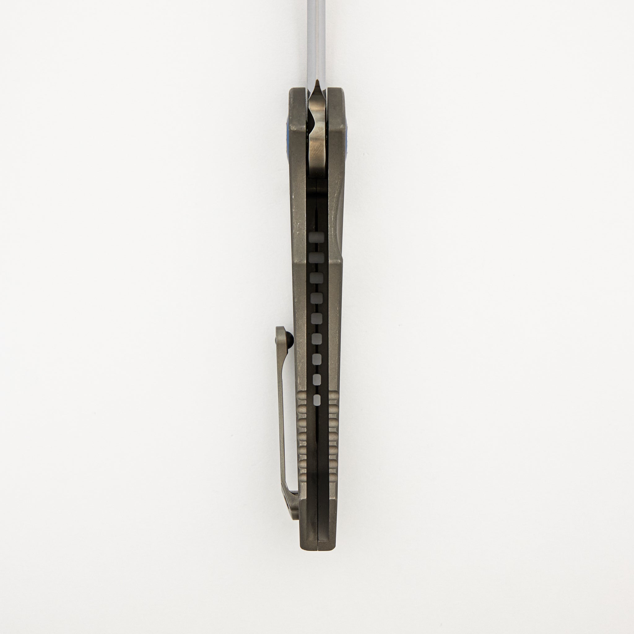 Pariah Manual - S/E Mirror Polish Hefted Titanium Chassis W/ MOP Inlays S/N 0023