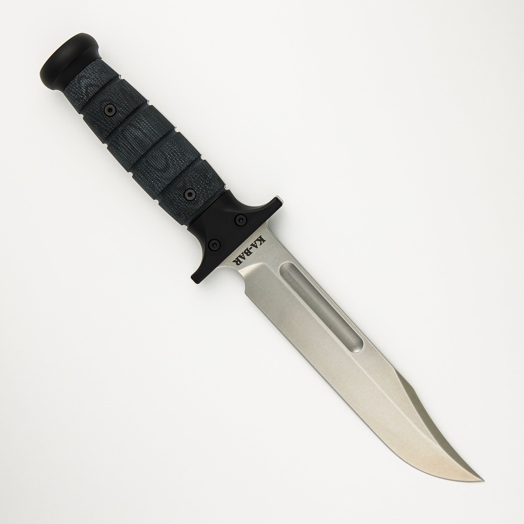 Kabar 3V Stonewash Double Black Micarta