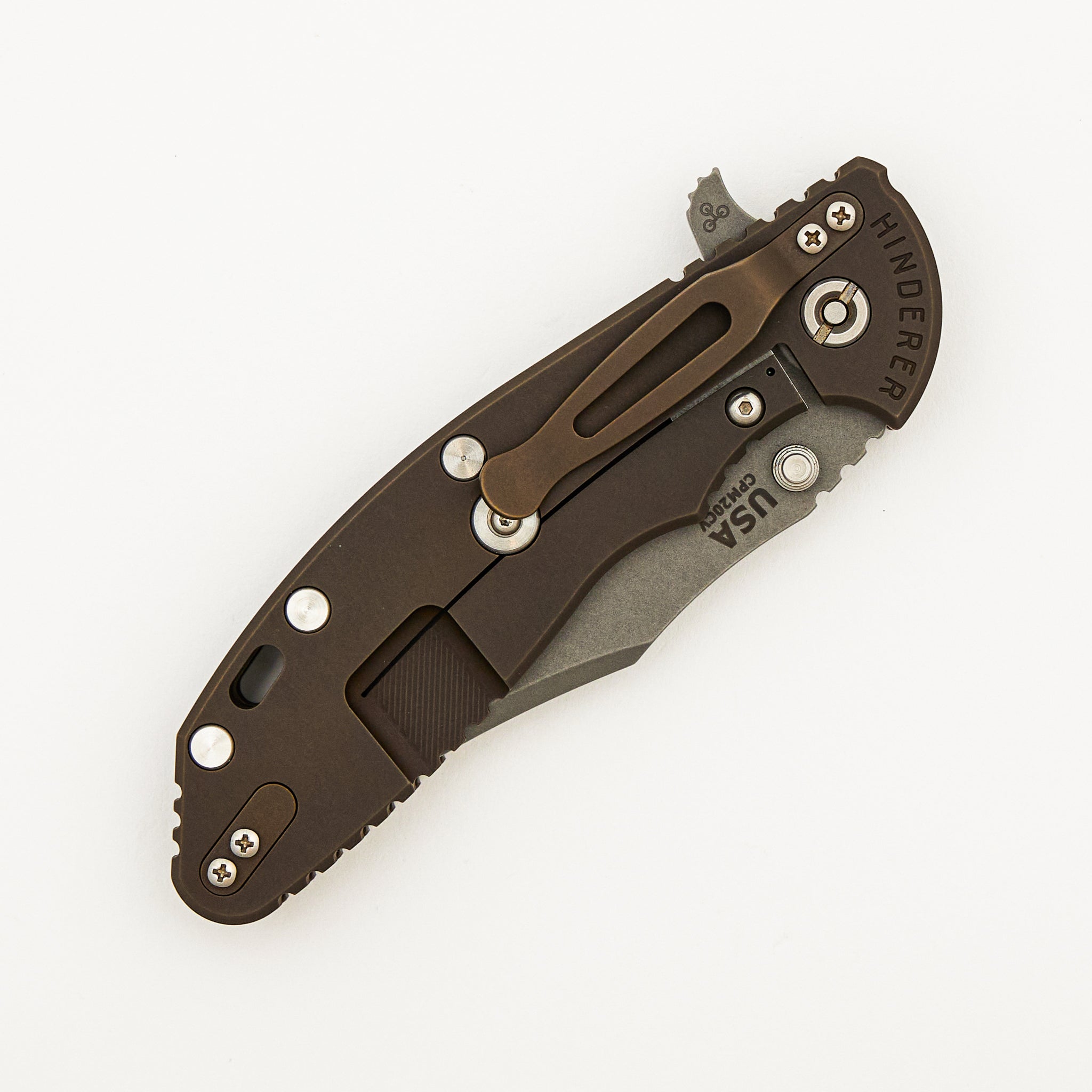 XM-24 4.0″ – CPM20CV Bowie - Tri-Way - Battle Bronze - OD Green G10