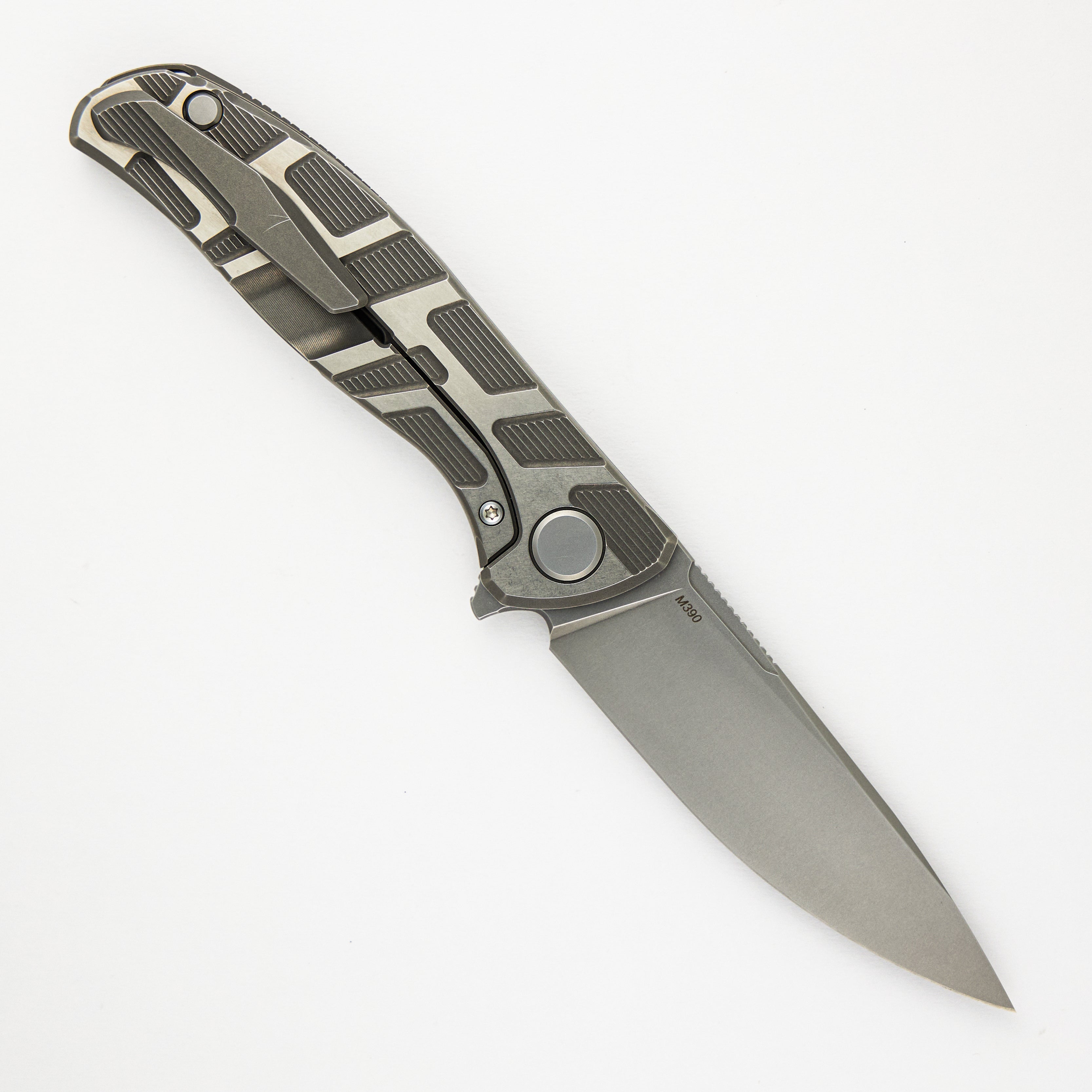 Shirogorov F95 T Pattern Gen 4 – Titanium Handle – M390 Blade – MRBS