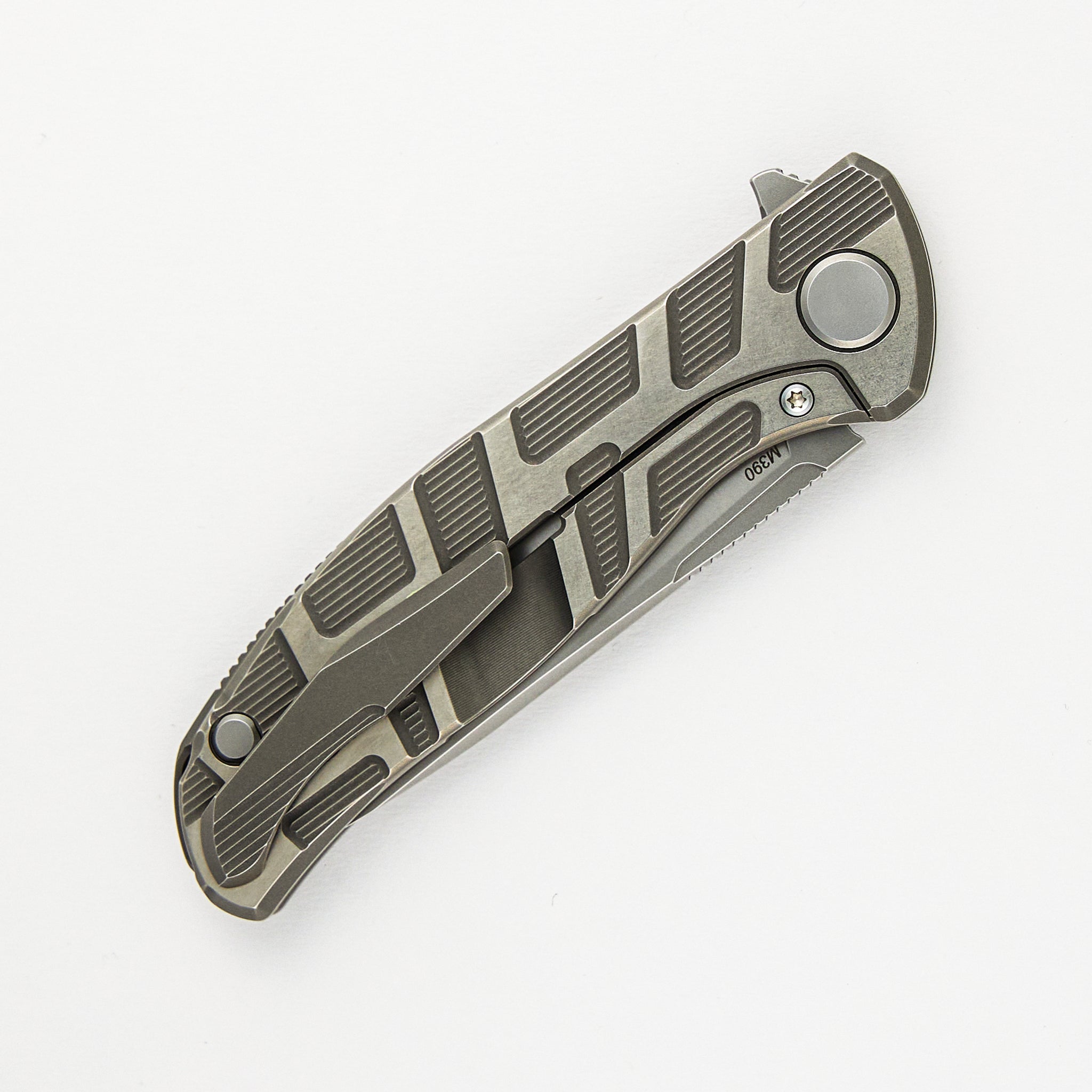 Shirogorov F95 T Pattern Gen 4 – Titanium Handle – M390 Blade – MRBS