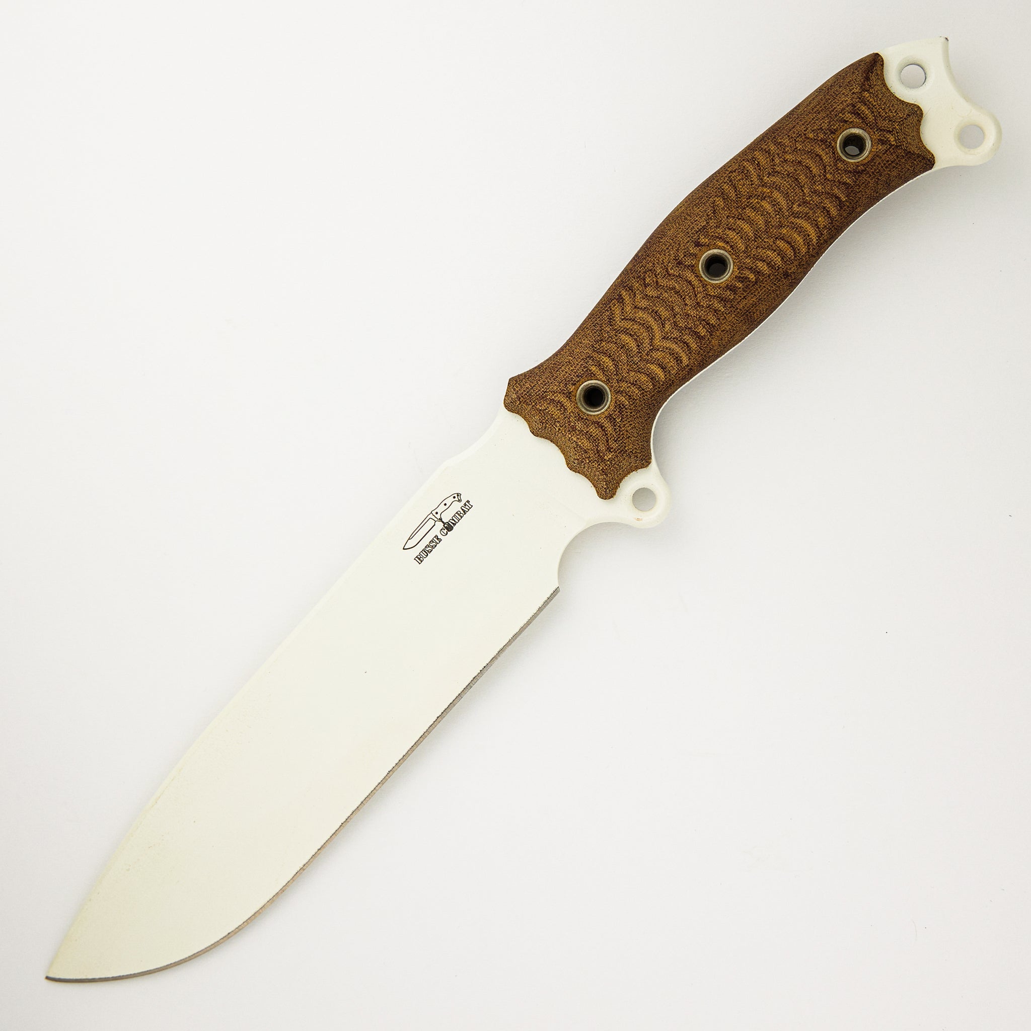 Busse Combat Arctic White NMSFO Fixed Blade