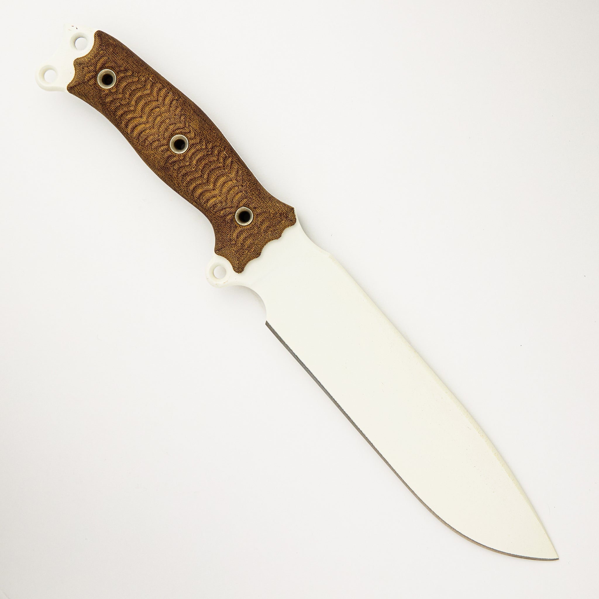 Arctic White NMSFO Fixed Blade