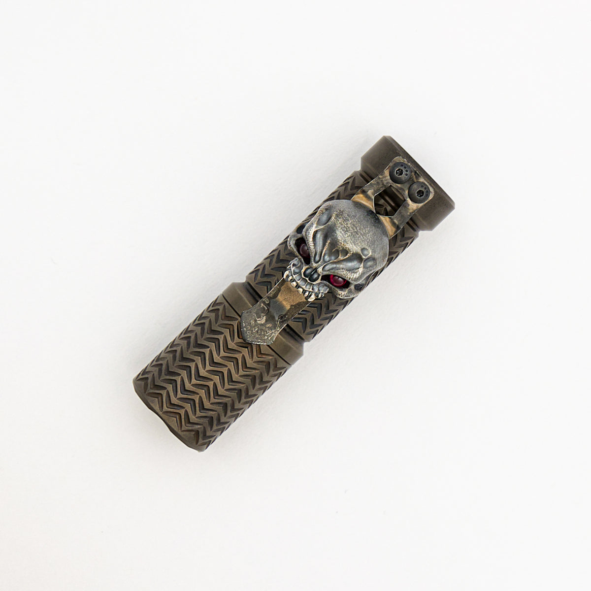 Titanium Flashlight w/ Steel Flame Vigilant Slinger Oni Hard Warrior Clip