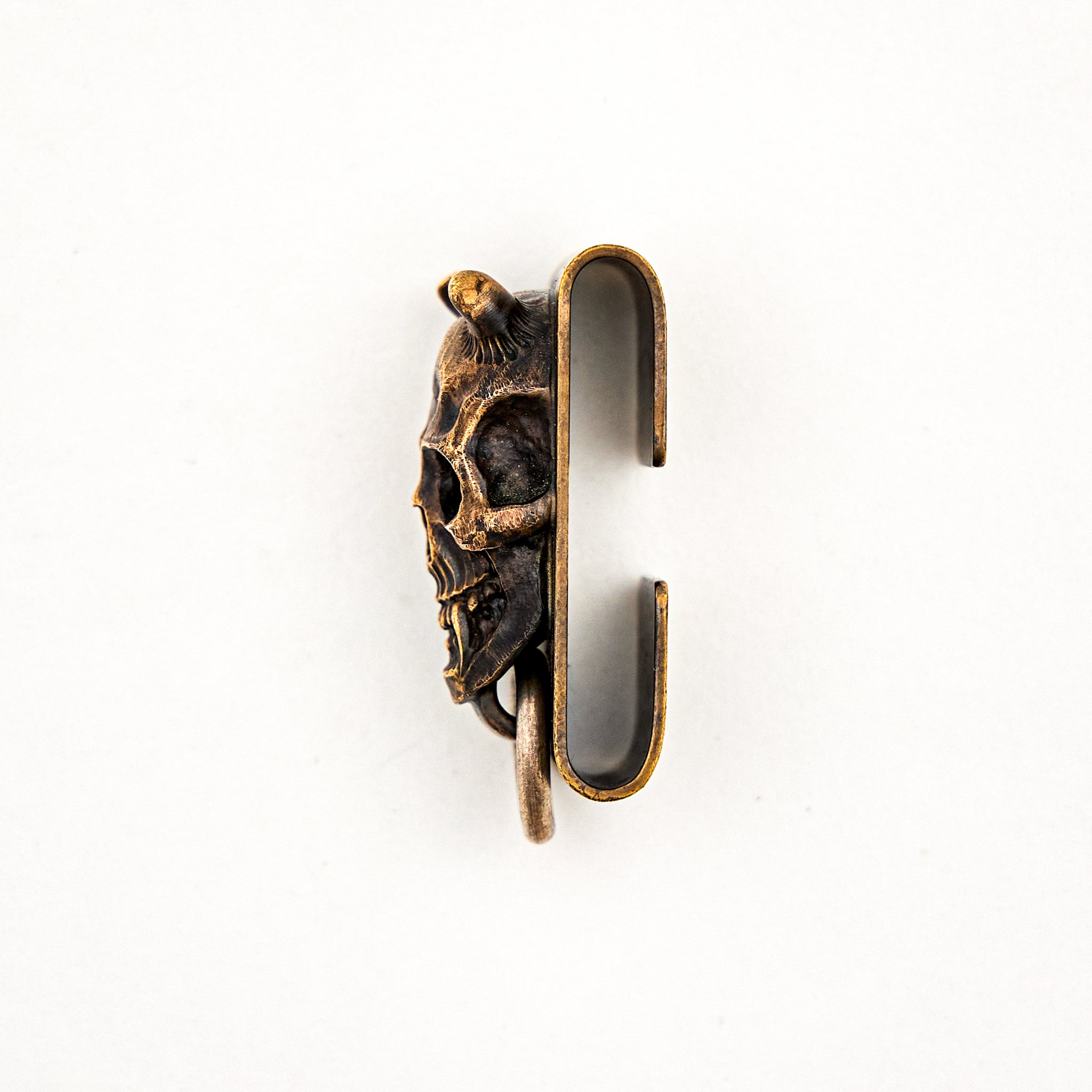 Bronze Hannya Belt Molle Clip