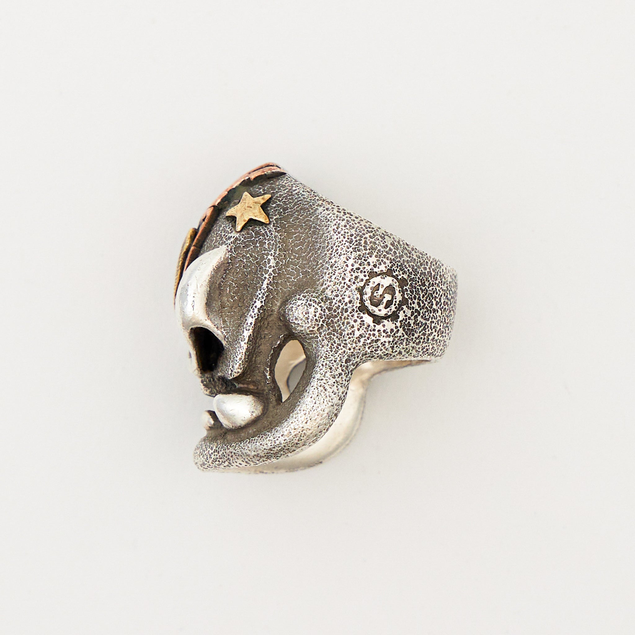 Custom MotherFucker Puncher Ring - Sterling Silver/Copper/Brass - Size 11.5