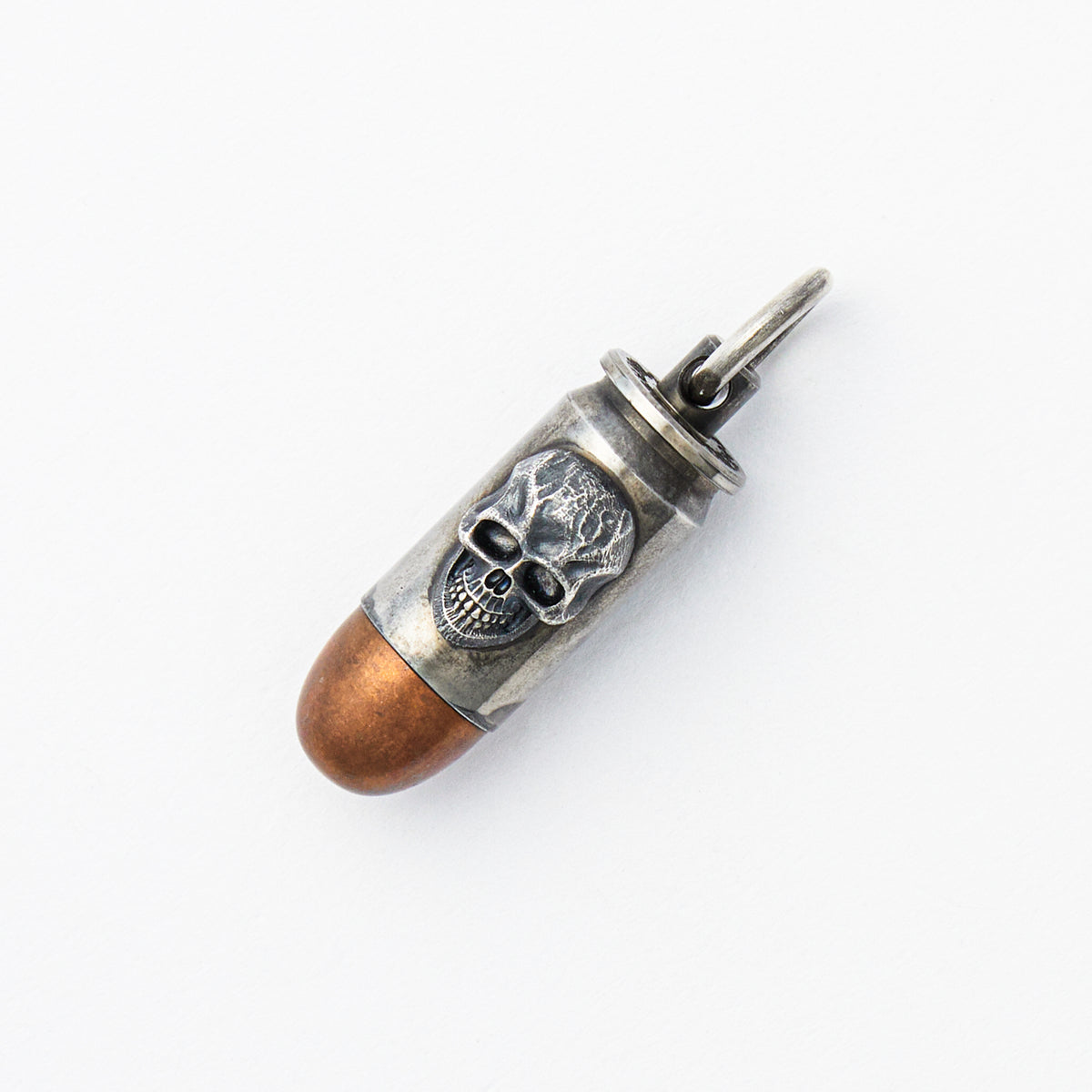 45 ACP Silver Darkness Reliquary Stash Can Pendant