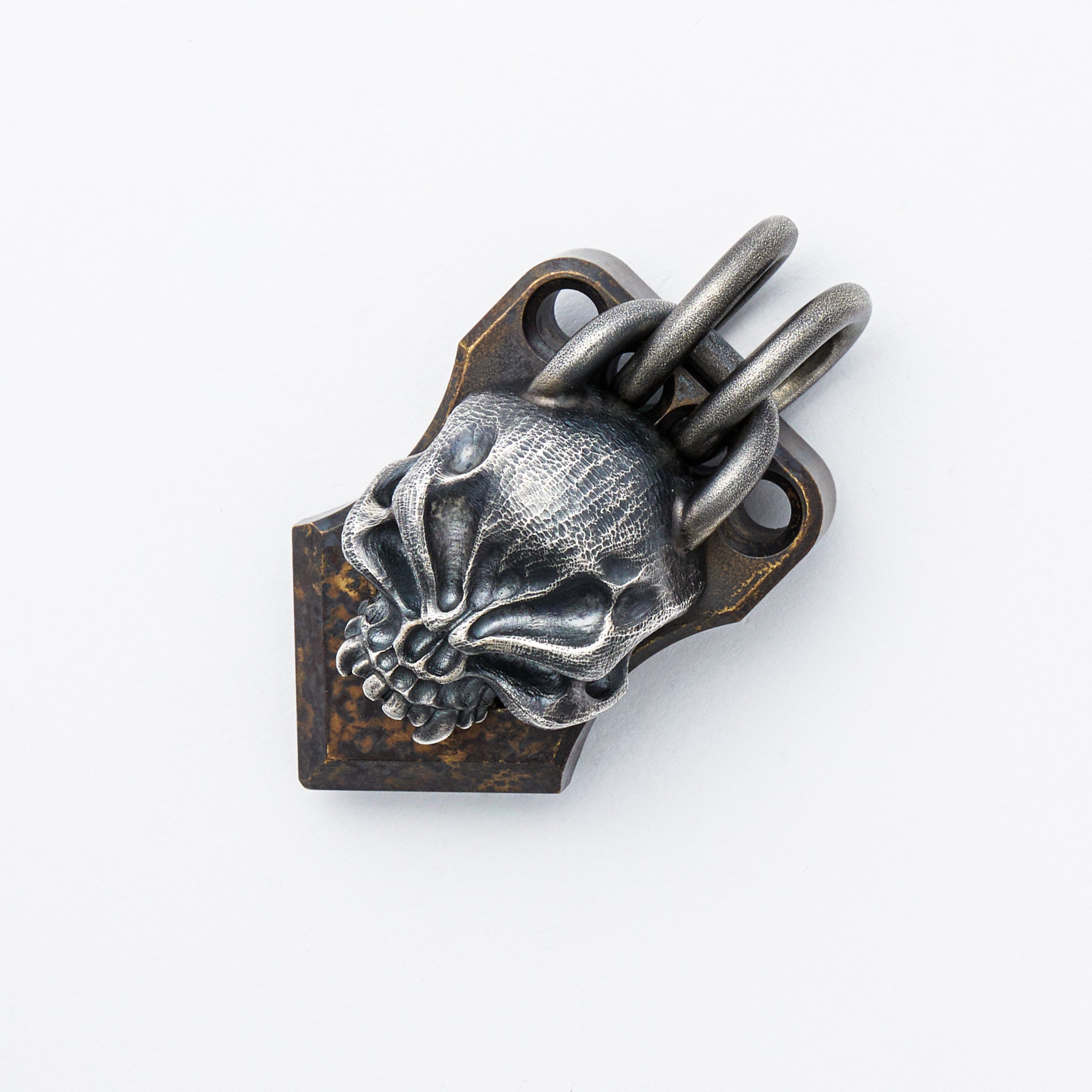 JRW Collaboration Silver Goliath Hard Warrior Knuckle Pendant