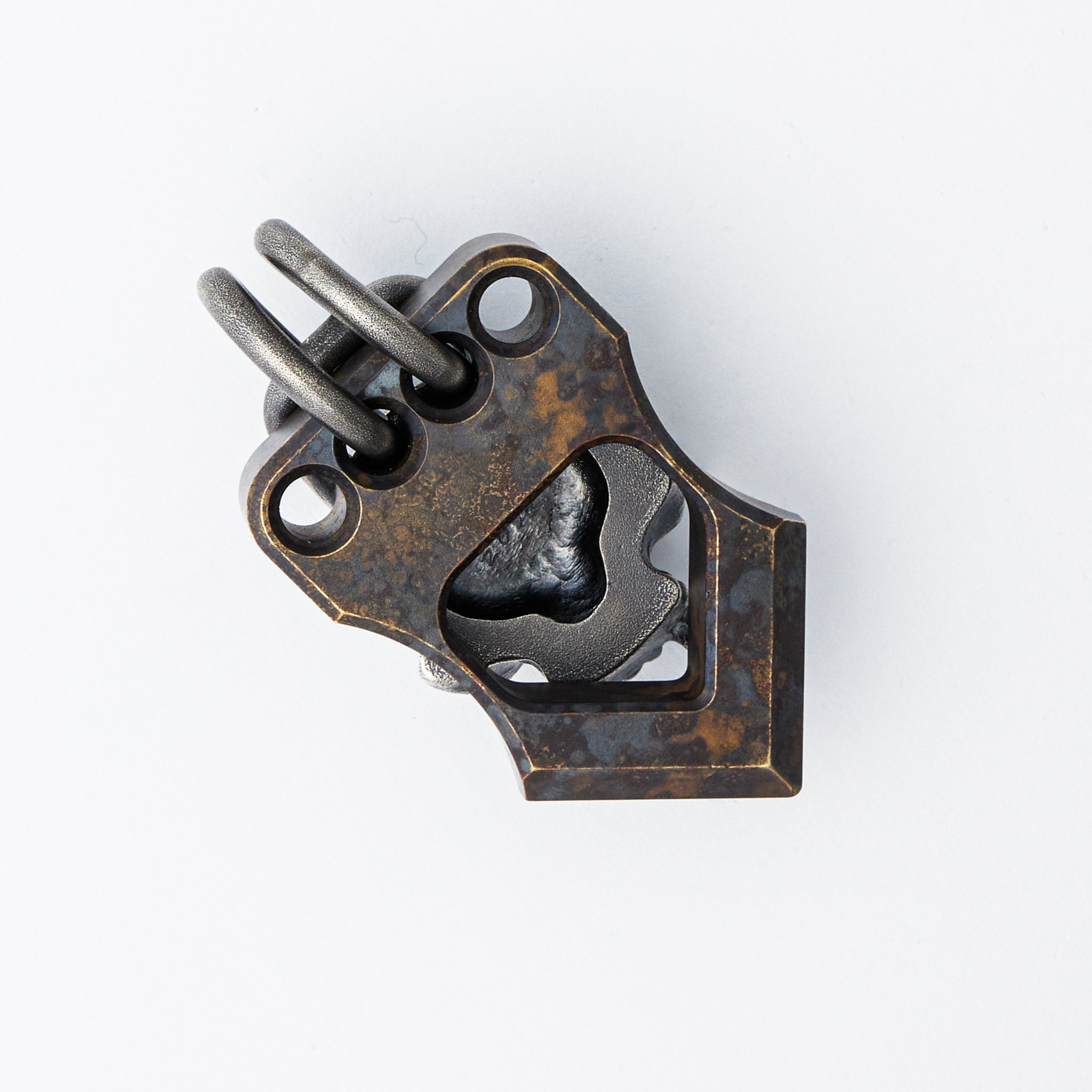 JRW Collaboration Silver Goliath Hard Warrior Knuckle Pendant