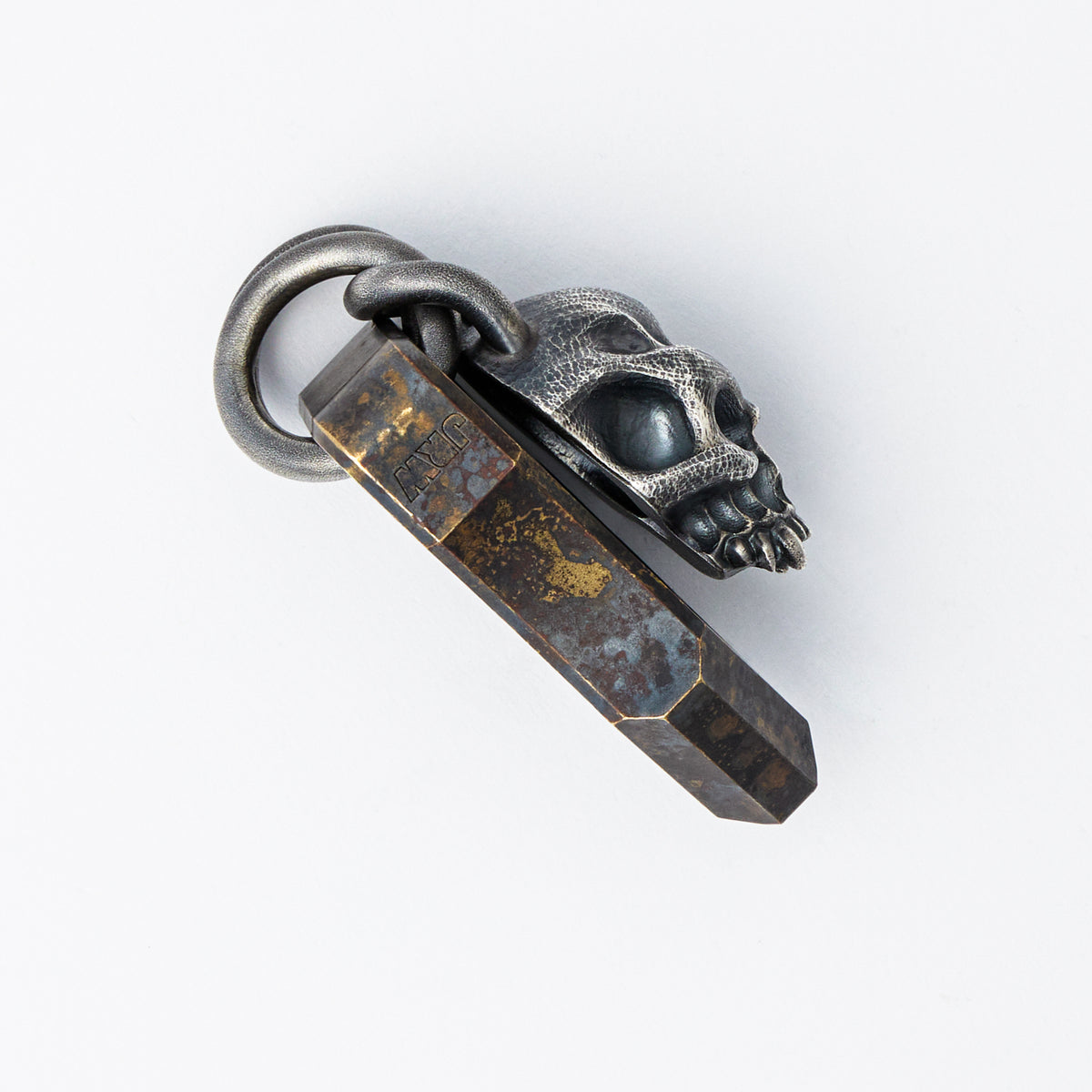JRW Collaboration Silver Goliath Hard Warrior Knuckle Pendant