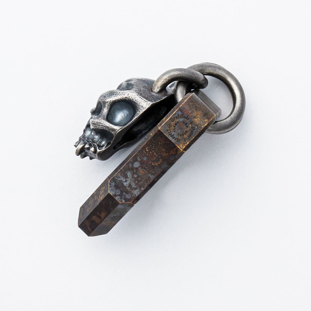 JRW Collaboration Silver Goliath Hard Warrior Knuckle Pendant