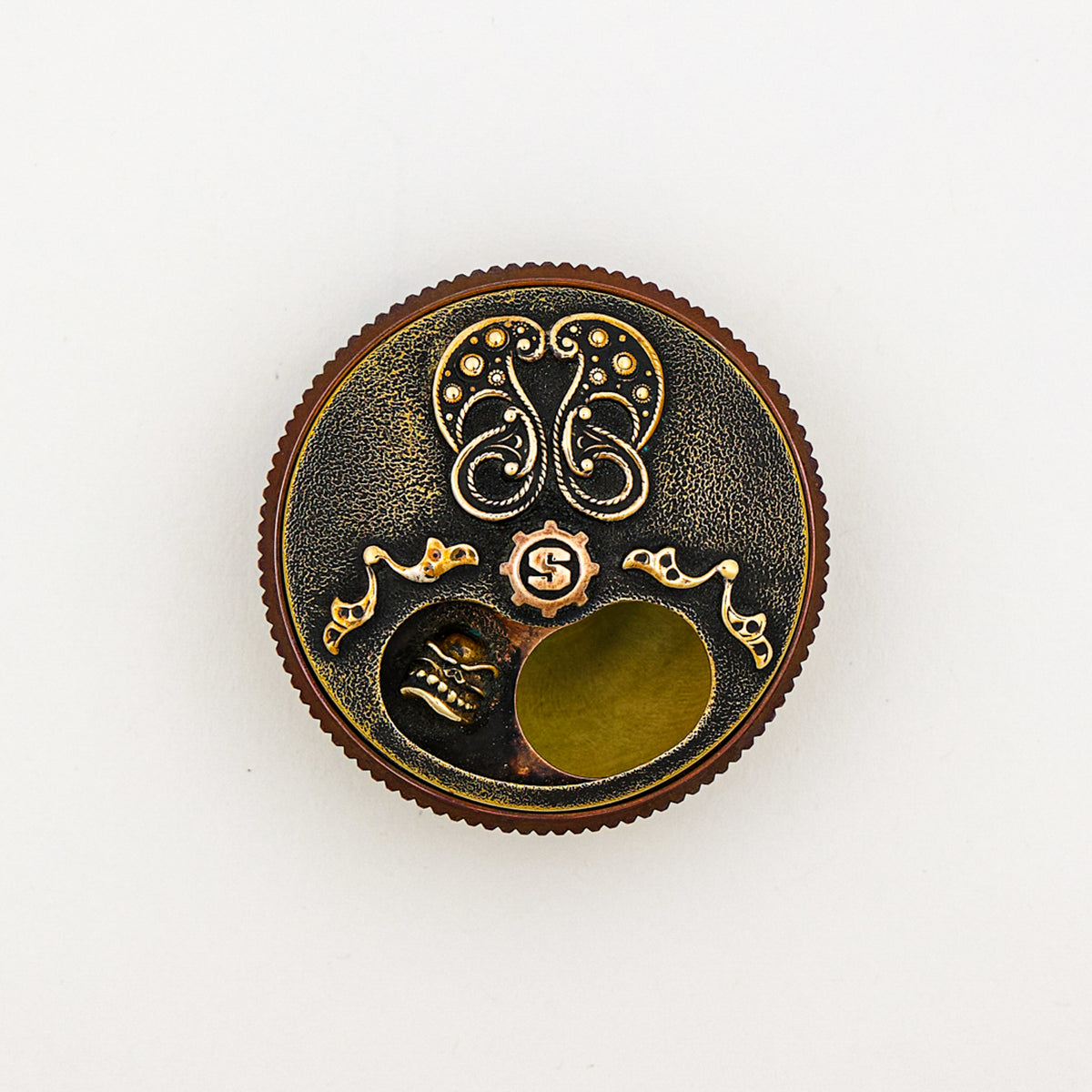 Ryk Maverick Custom Stash Can - Cu/Brass/Ag "Glorious"