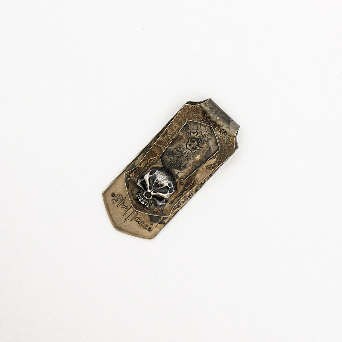 Silver Hard Warrior Money Clip w/ Sakuras