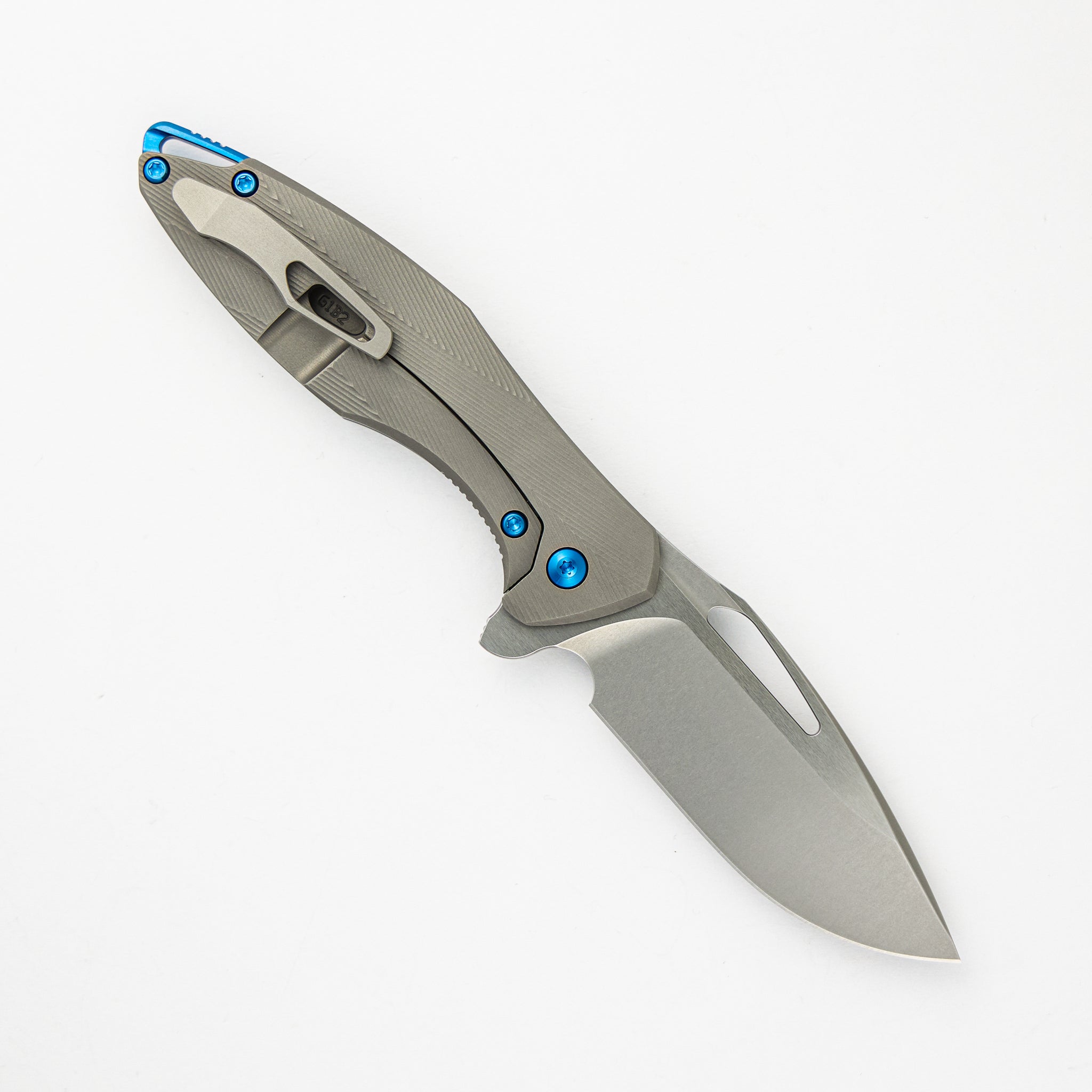 Koenig Mini Arius - Patterned - Titanium Handle - M390 Blade