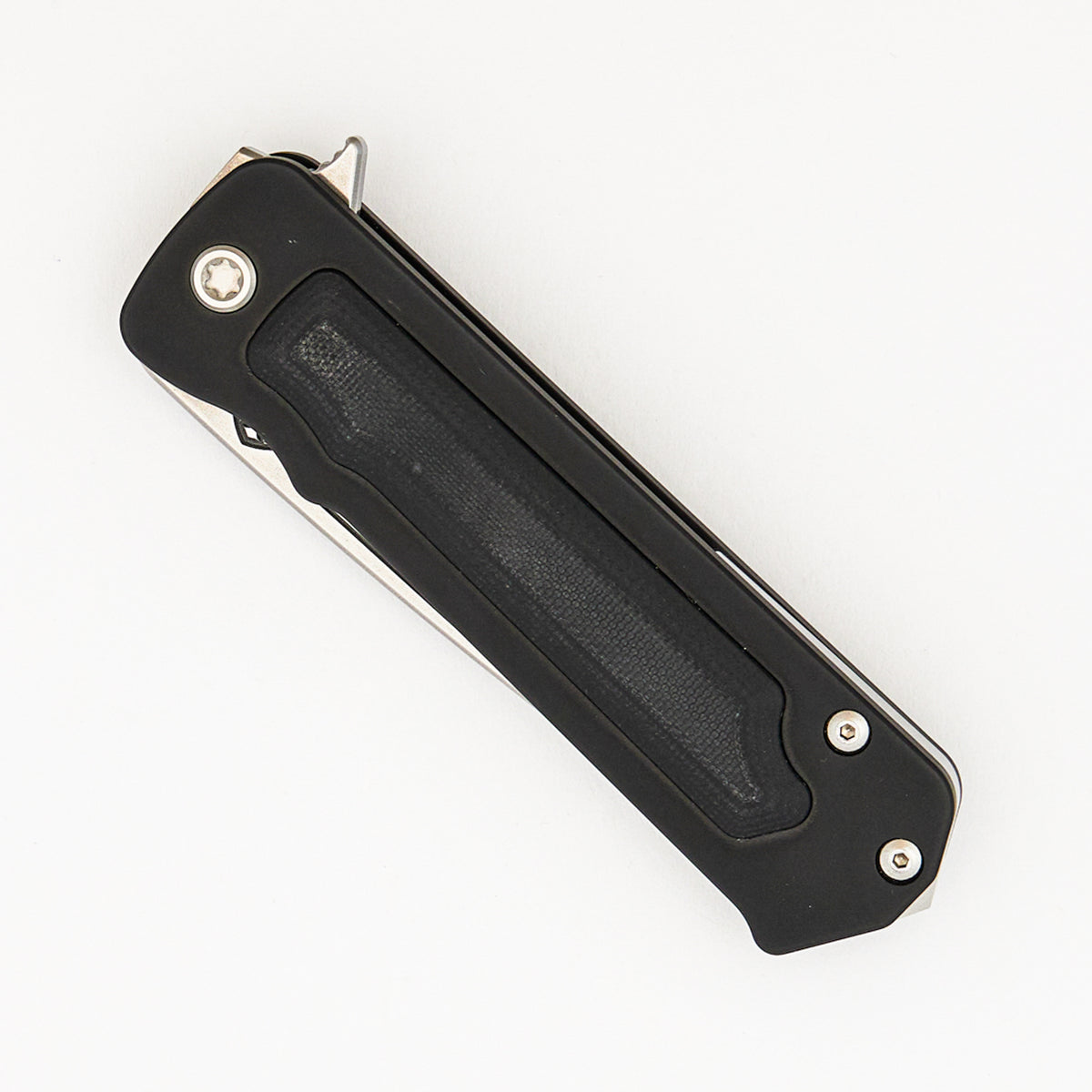 TFF-4 - Tanto S35VN Blade - Titanium Handle - Black G10 Inlay