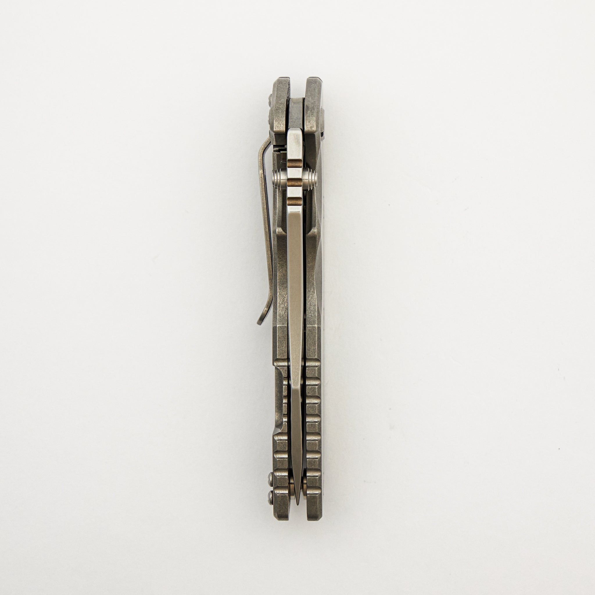 Eklipse 3.5" - S45VN Spearpoint - Tri-Way - Stonewash