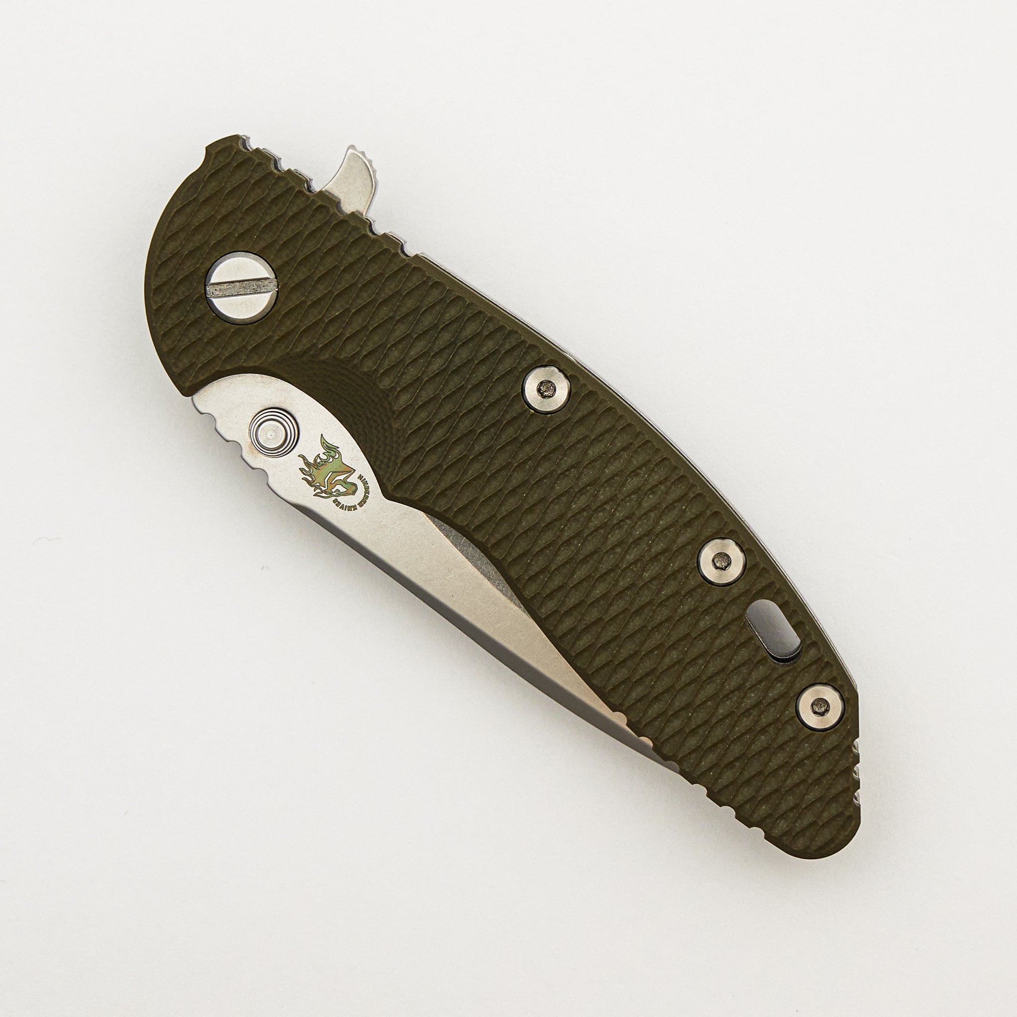 XM-18 3.5" - Recurve - Tri-Way - Stonewash - OD Green G10