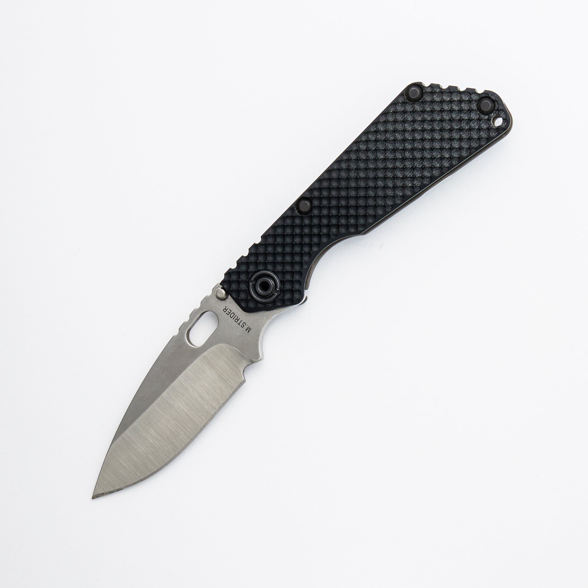 SNG Gunner Grip - Drop Point CTS-XHP Blade - Titanium/Black G10 Handle