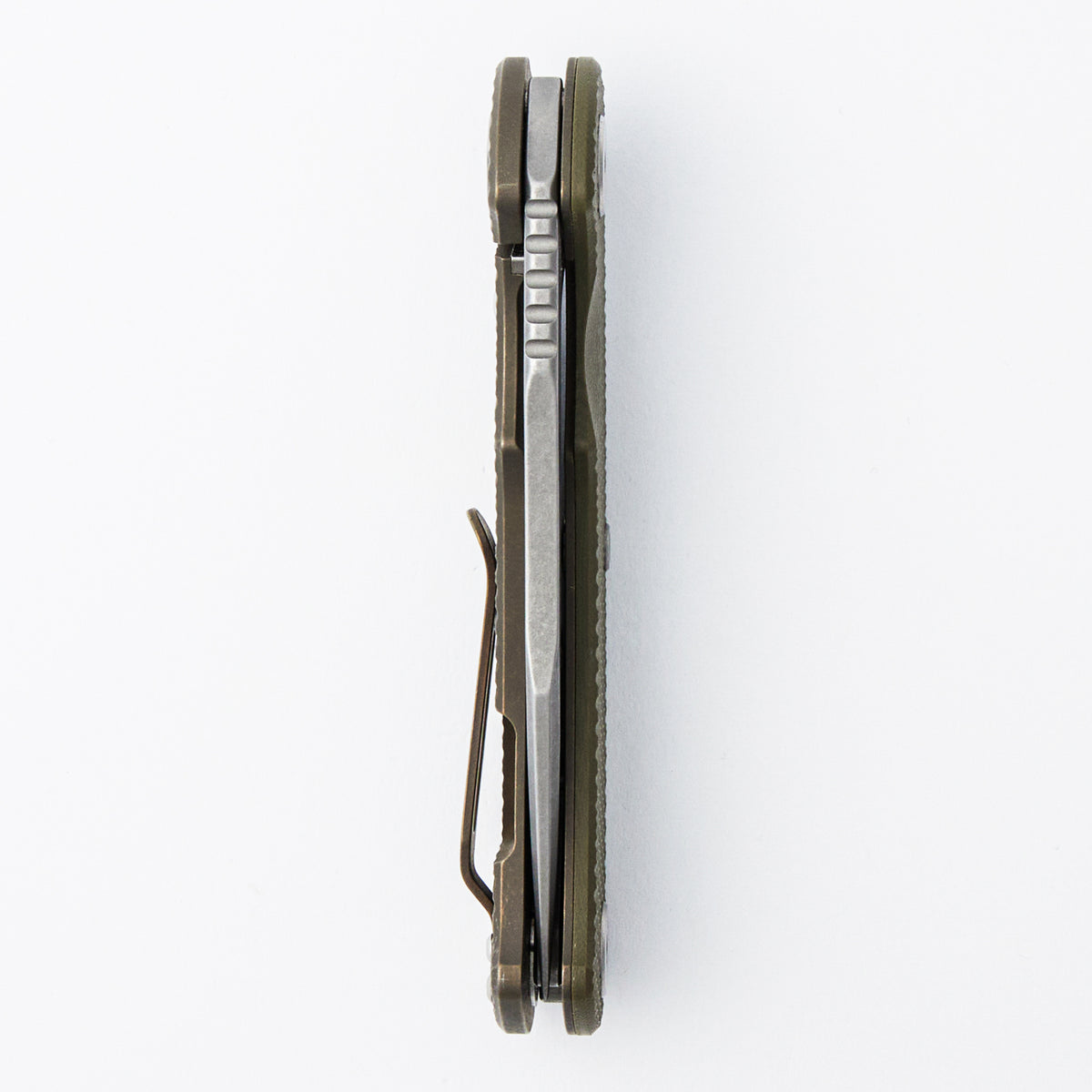 Project X - MagnaCut Clip Point - Tri-Way - Battle Bronze - OD Green G10