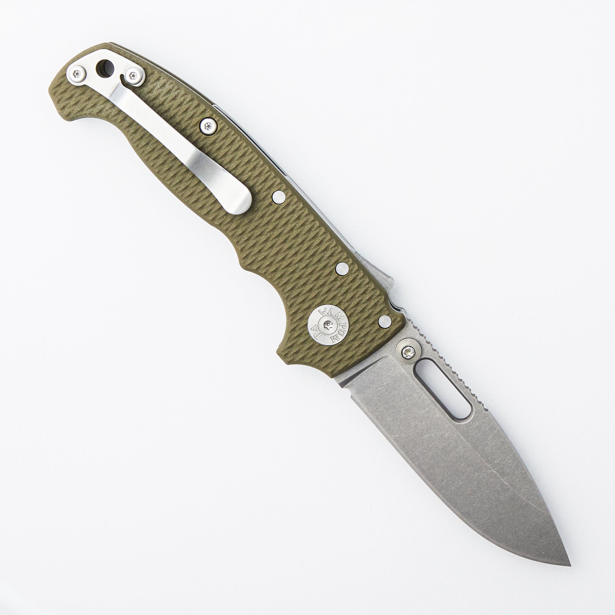 AD20 - MagnaCut Blade - OD Green G10 Handle