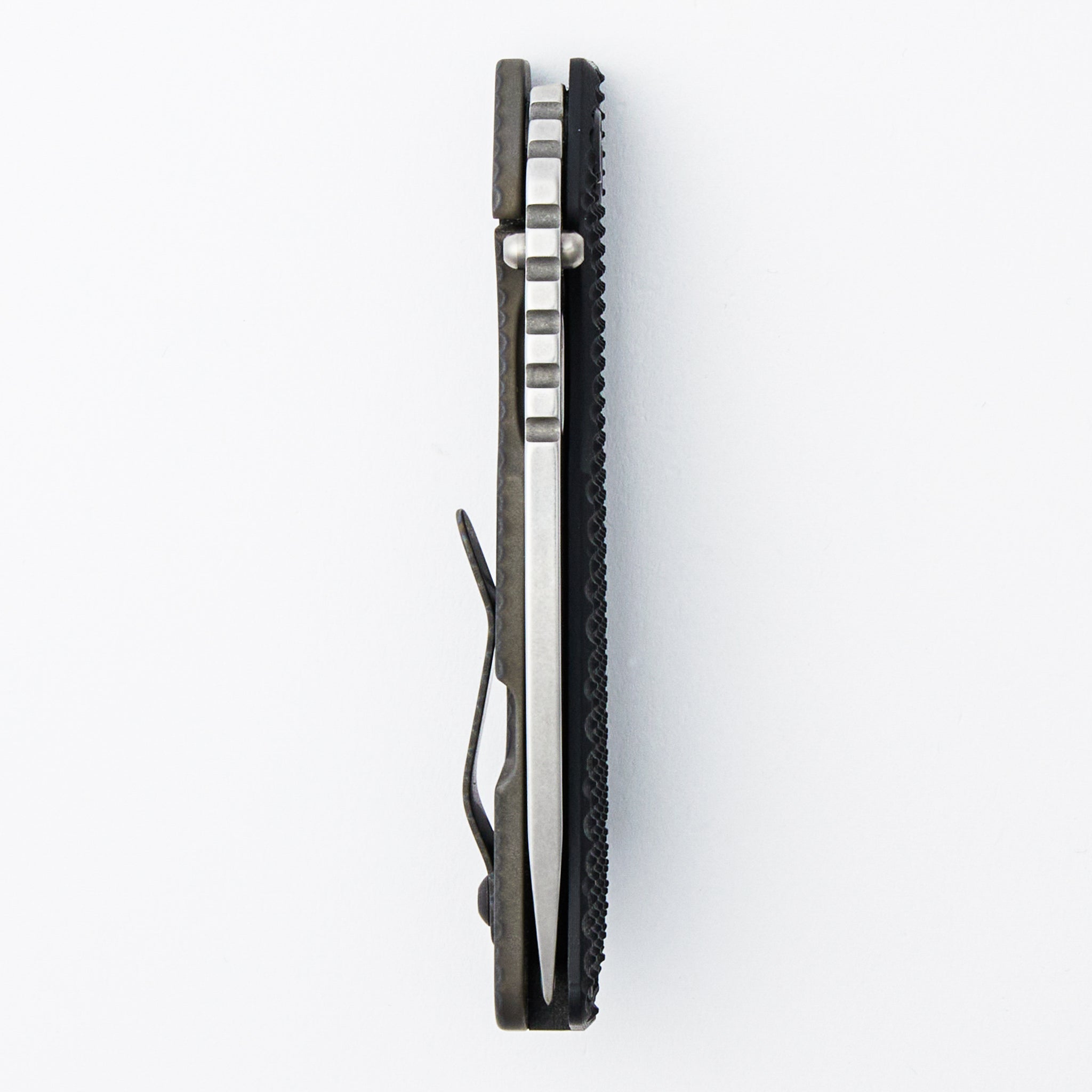 SNG Gunner Grip - Drop Point CTS-XHP Blade - Titanium/Black G10 Handle