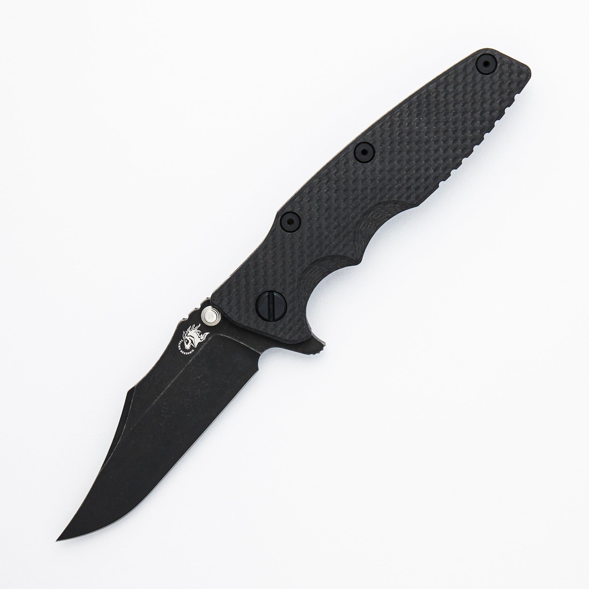 Eklipse 3.5" - Bowie - Tri-Way - Battle Black - Black Hardware - Carbon Fiber