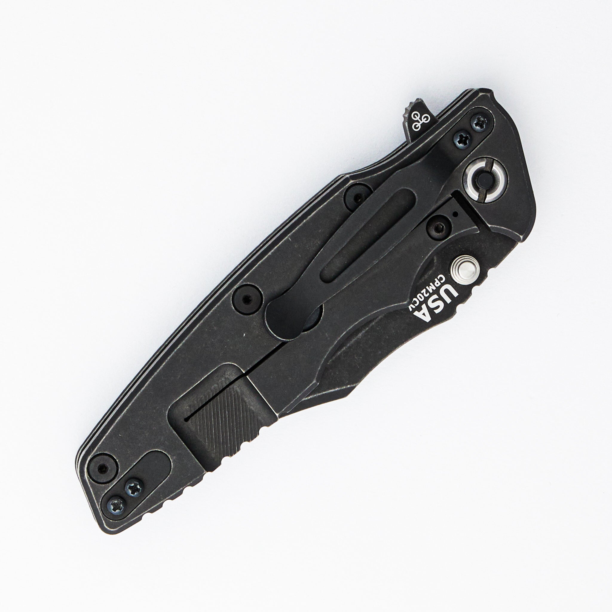 Eklipse 3.5" - Bowie - Tri-Way - Battle Black - Black Hardware - Carbon Fiber