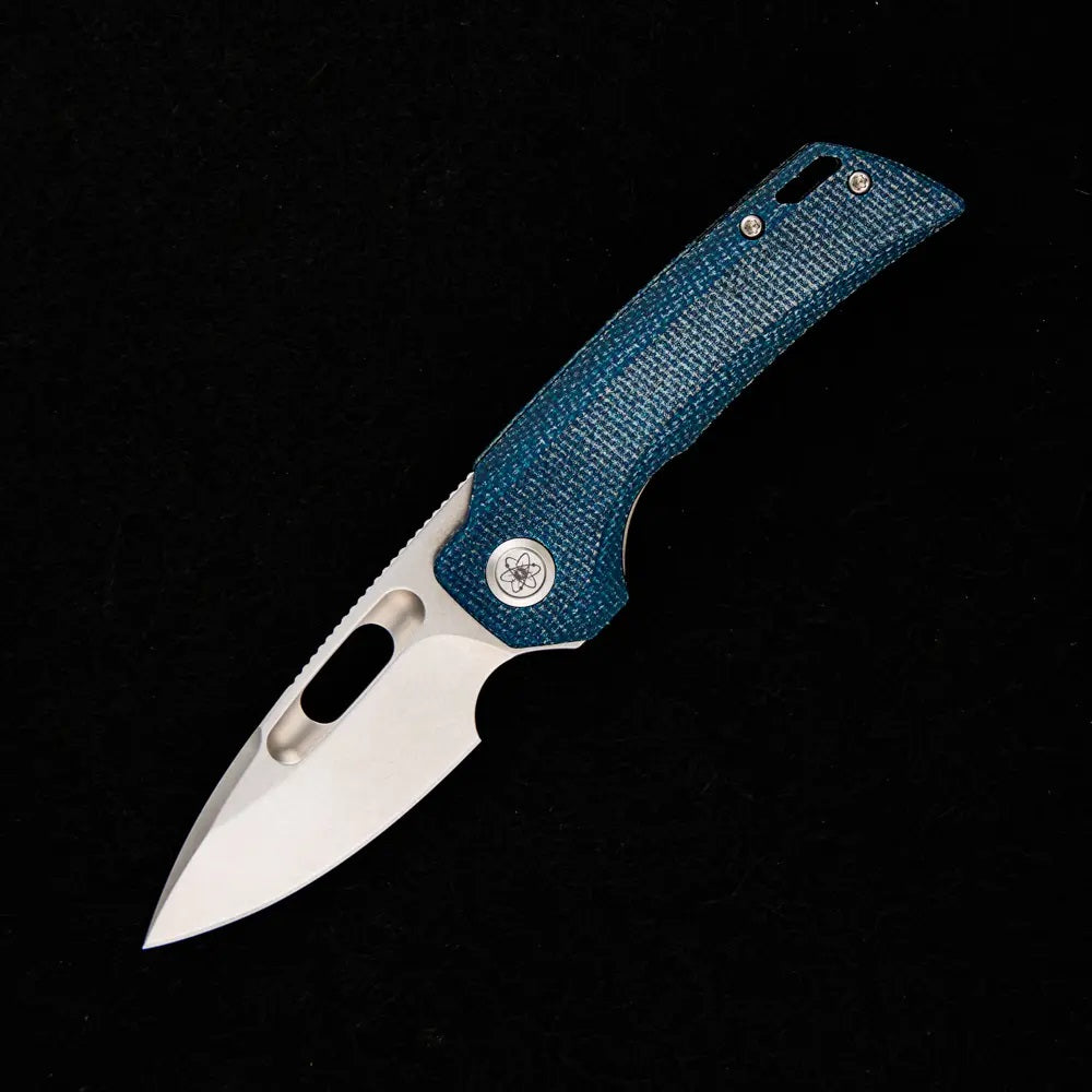 EMP EDC NYMBLE LINER LOCK – M390 BLADE – BLUE MICARTA HANDLE