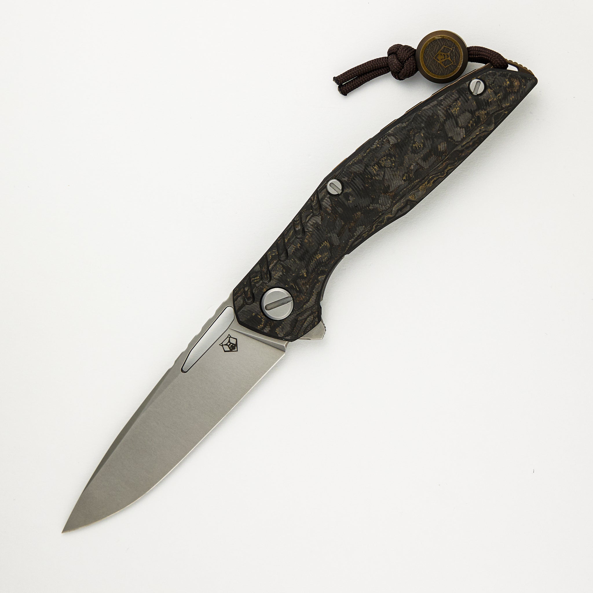 Shirogorov 111 Terrus - Special Edition - "Rare Earth" TechnoCarbo Handle - S90V Blade - MRBS