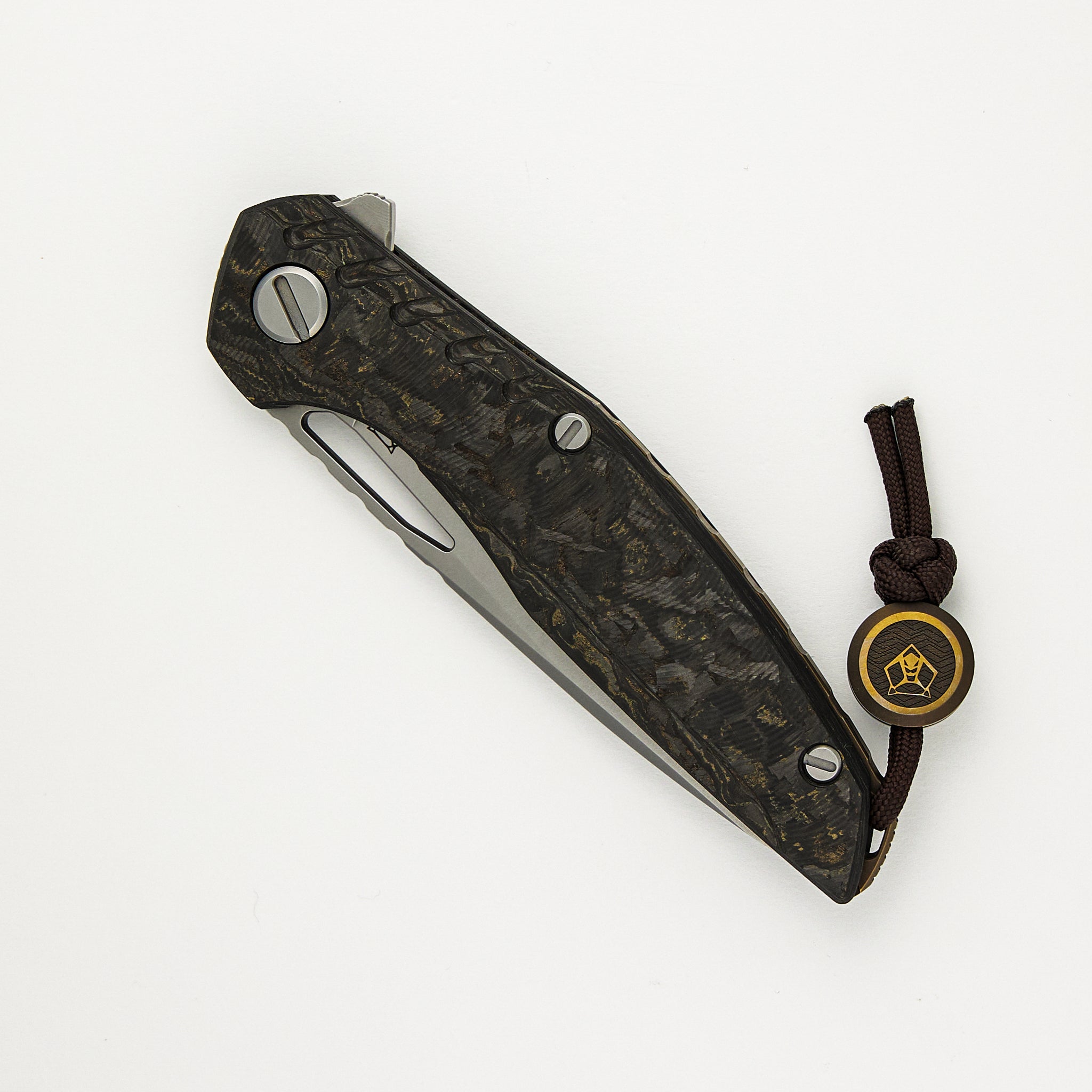 Shirogorov 111 Terrus - Special Edition - "Rare Earth" TechnoCarbo Handle - S90V Blade - MRBS