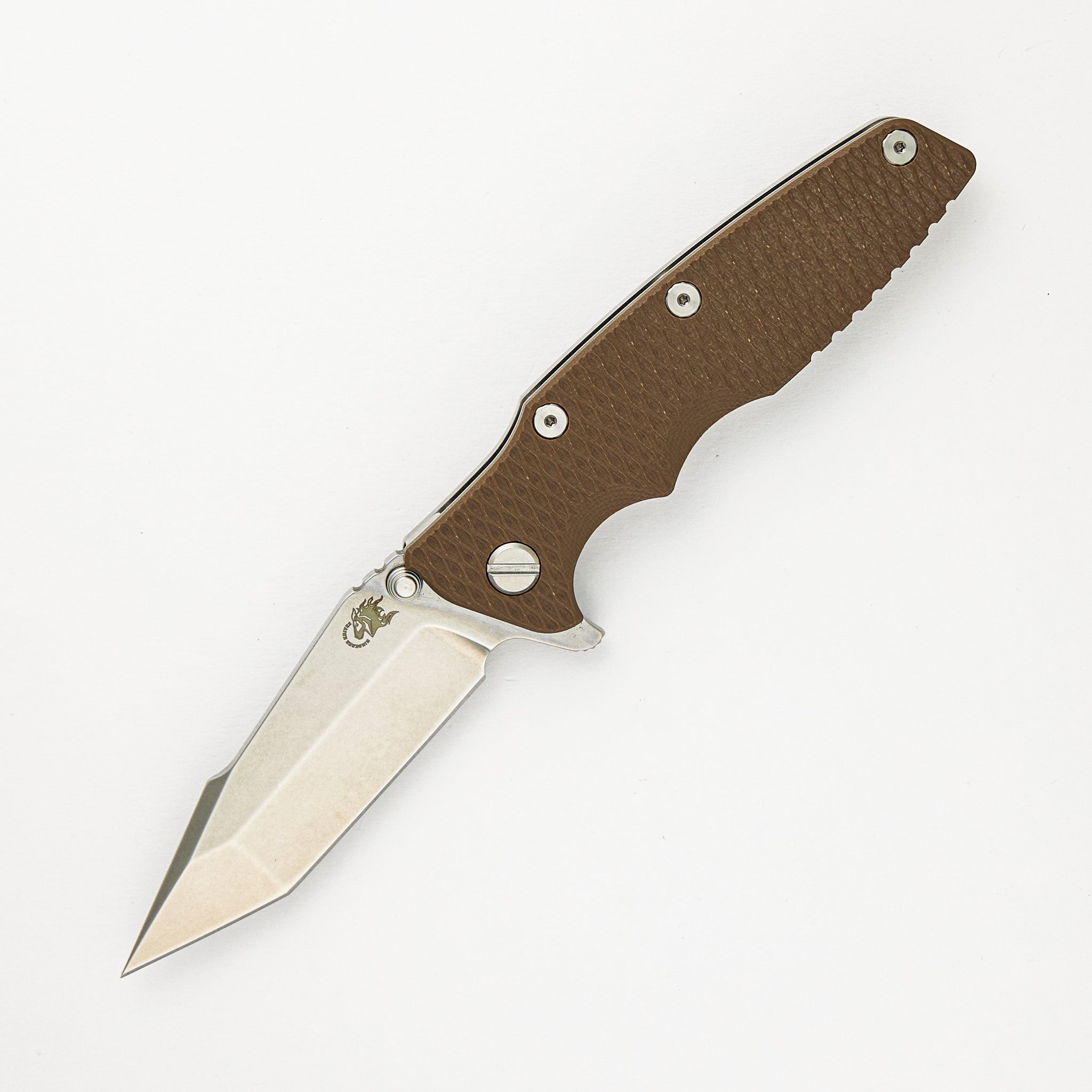 Eklipse 3.5" S45VN Harpoon Tanto Tri-Way Stonewash FDE G10