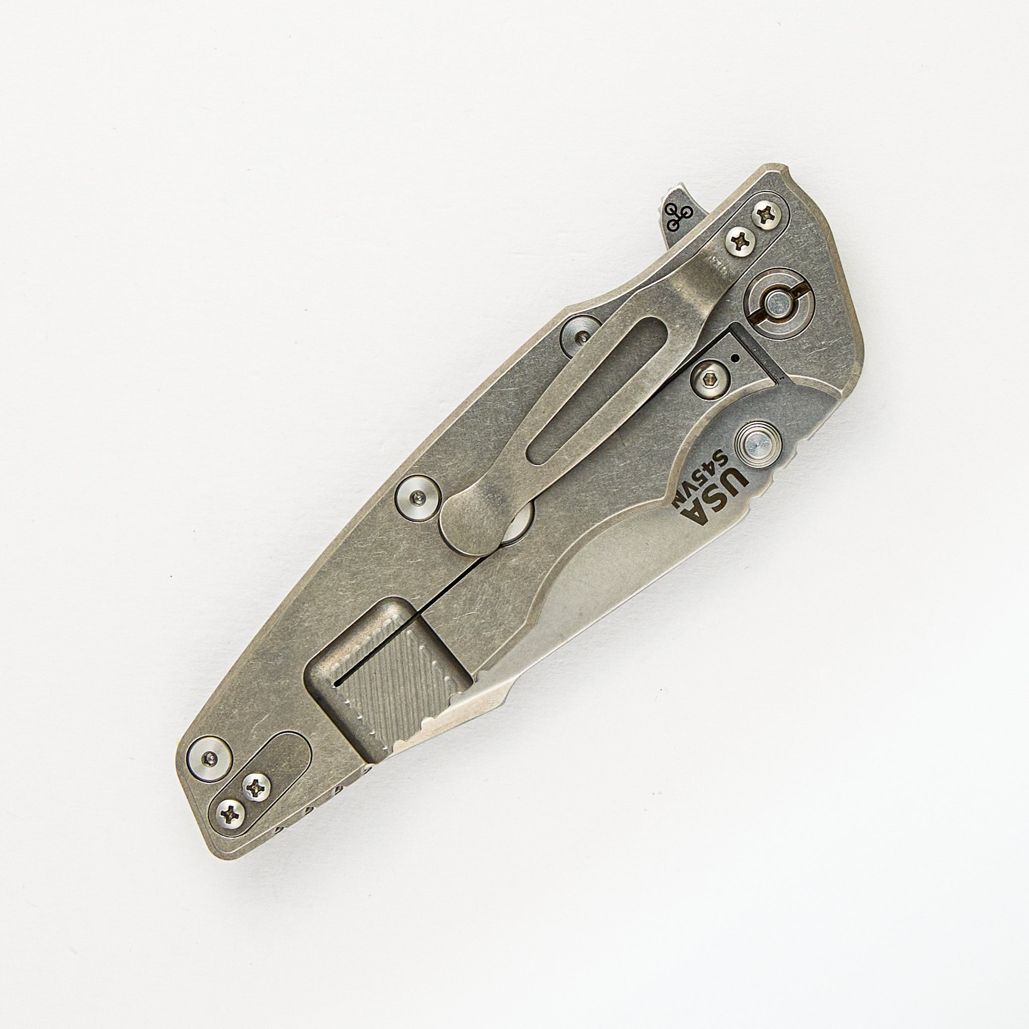 Hinderer Knives Eklipse 3.5" S45VN Harpoon Tanto Tri-Way Stonewash FDE G10