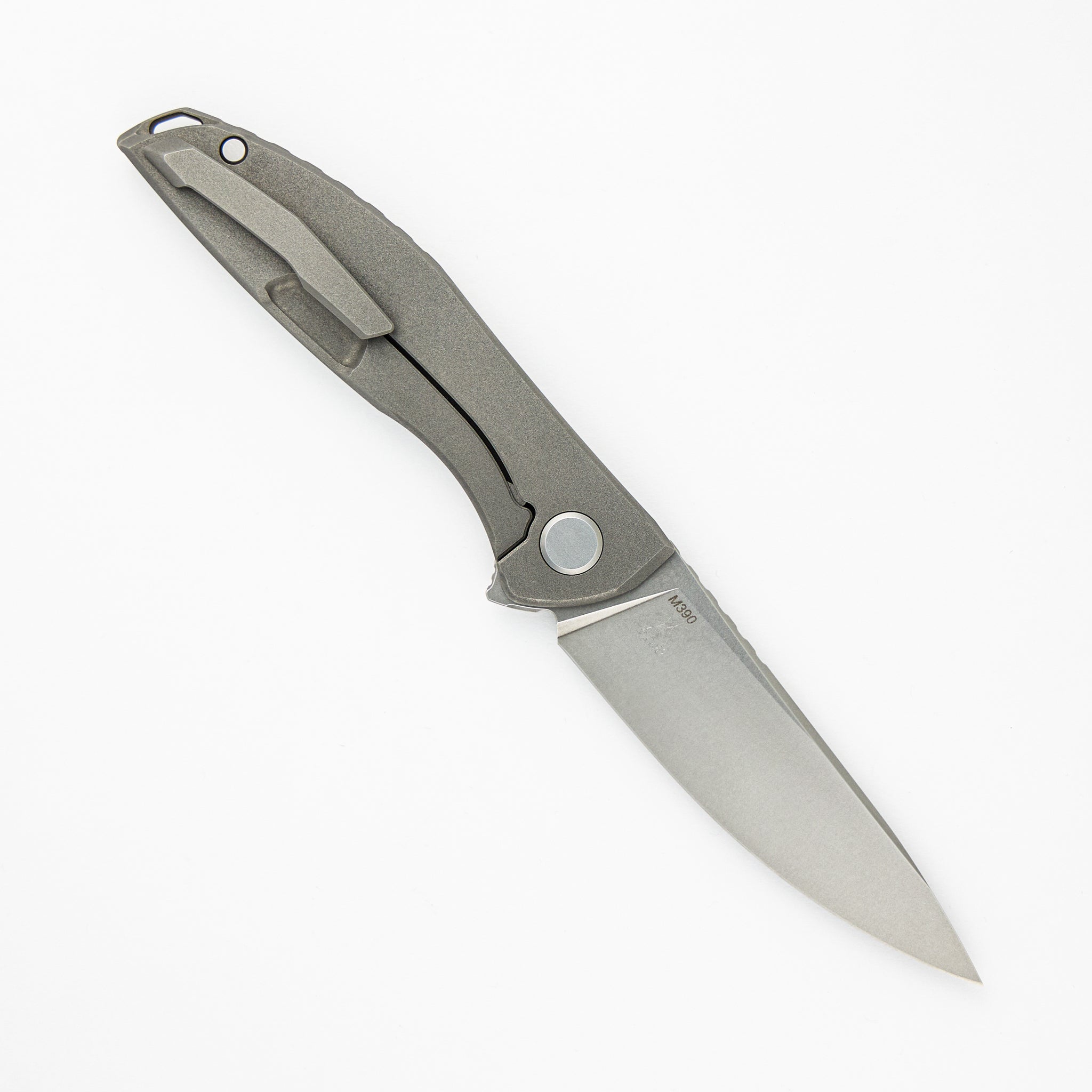 Shirogorov Knives / WR Bladeworks "Hydronian" NeOn - M390 Blade - Titanium Handle - MRBS