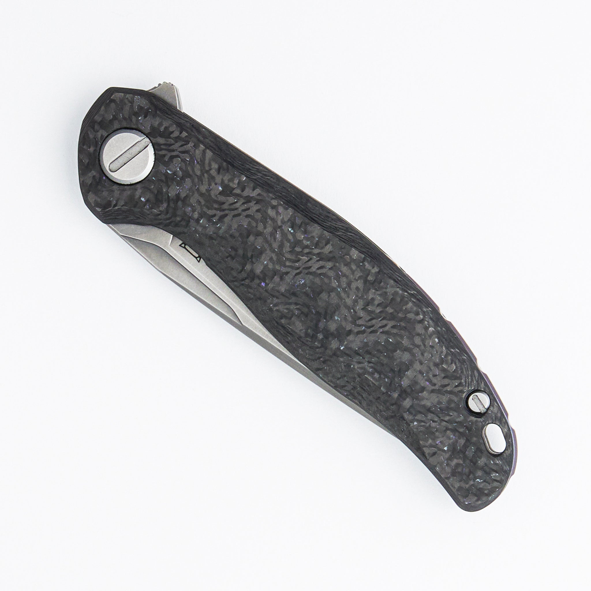 Stellar CF First Production – Purple Carbon Fiber Handle – MagnaCut Blade – MRBS