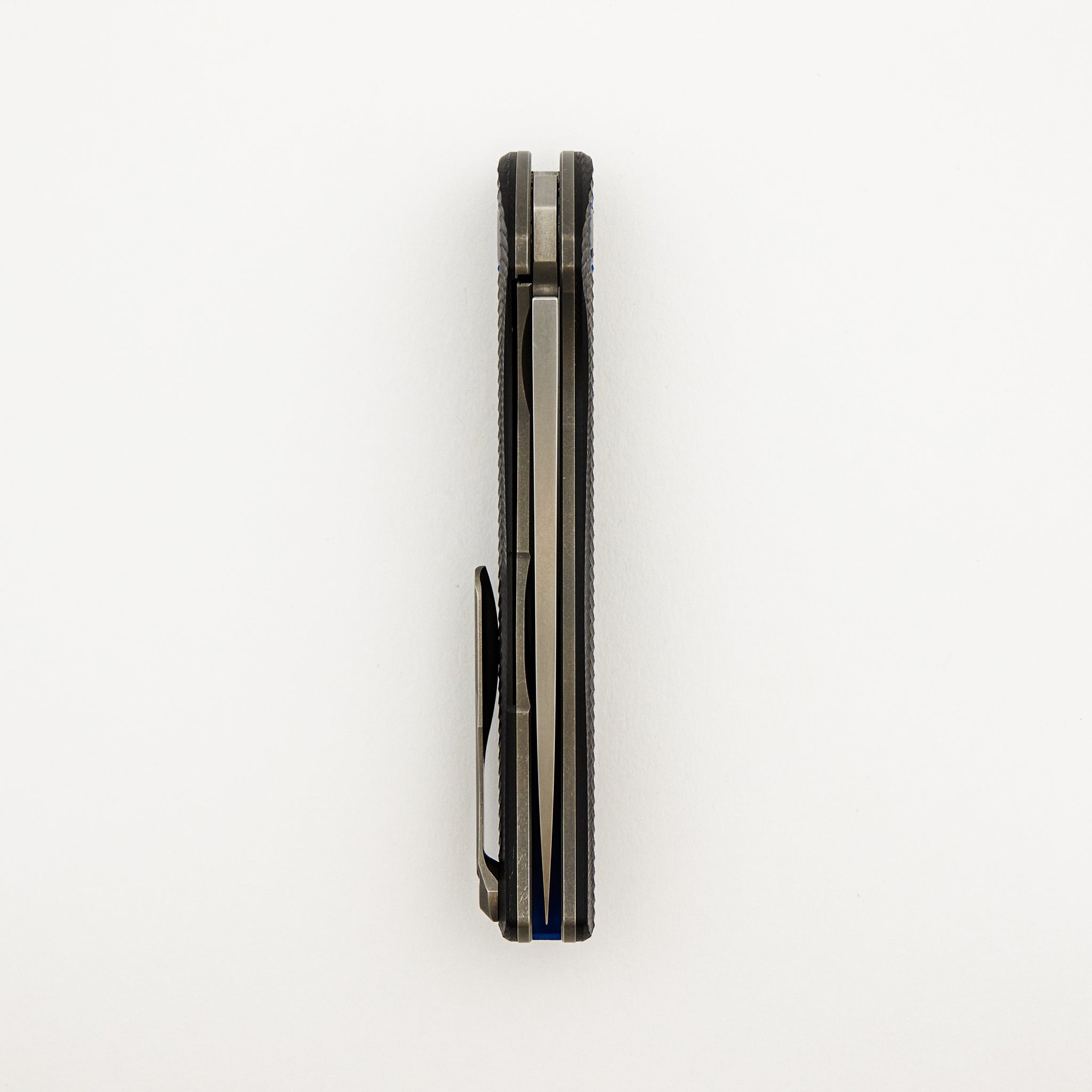 F3 - Elmax Blade - Black G10 Handle W/ Dark Blue G10 Accents - SRB
