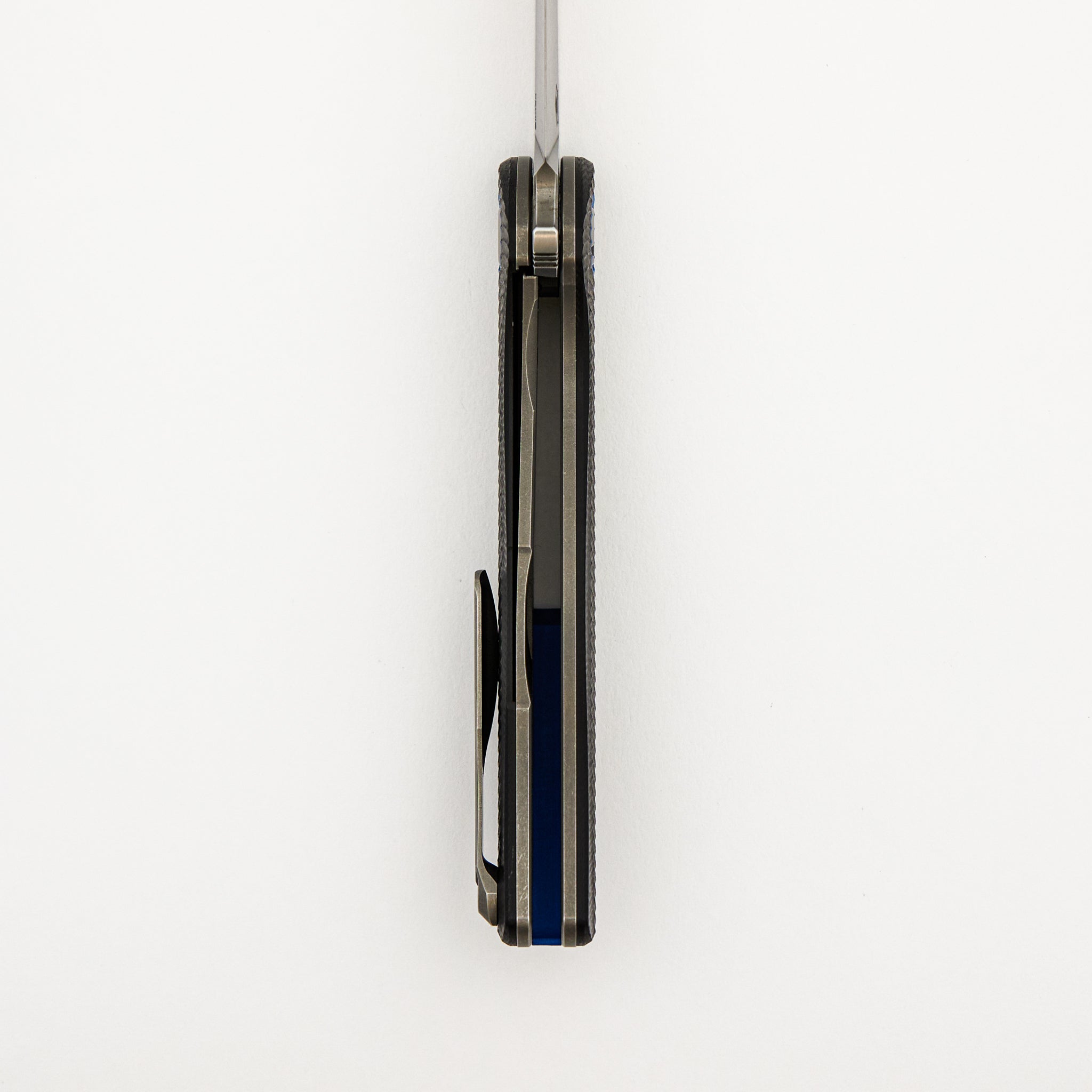 F3 - Elmax Blade - Black G10 Handle W/ Dark Blue G10 Accents - SRB